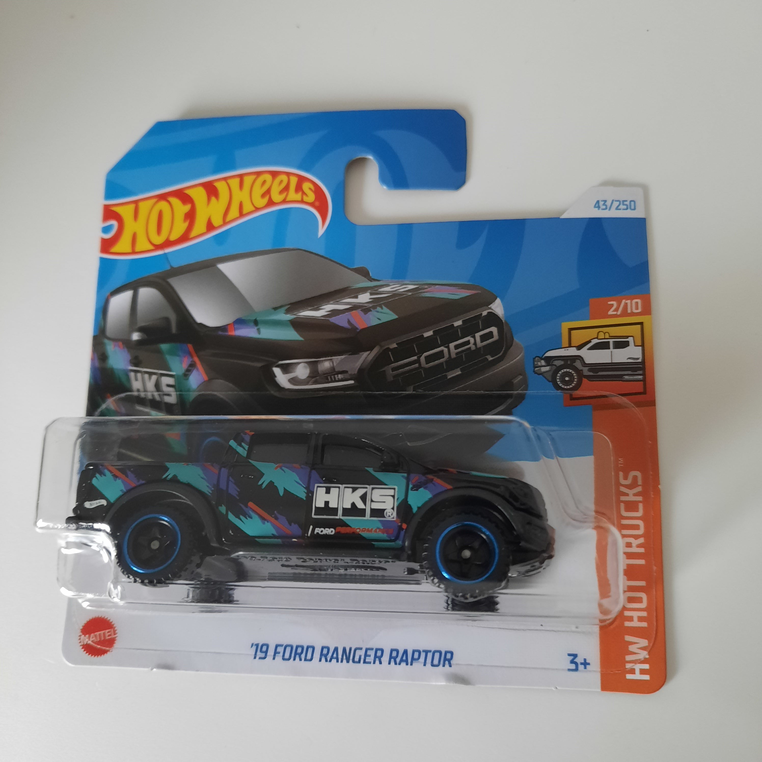 43/250 '19 Ford Ranger Raptor HW Hot Trucks 2/10 Hot Wheels 2024