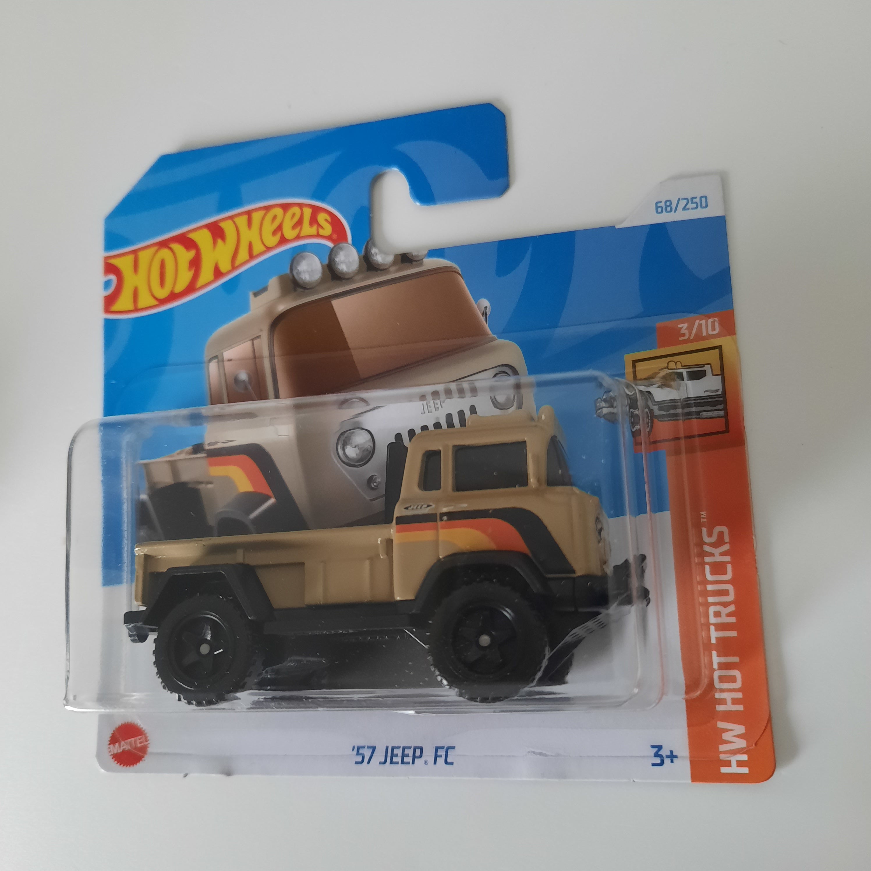 68/250 '57 Jeep FC HW Hot Trucks 3/10 Hot Wheels 2024
