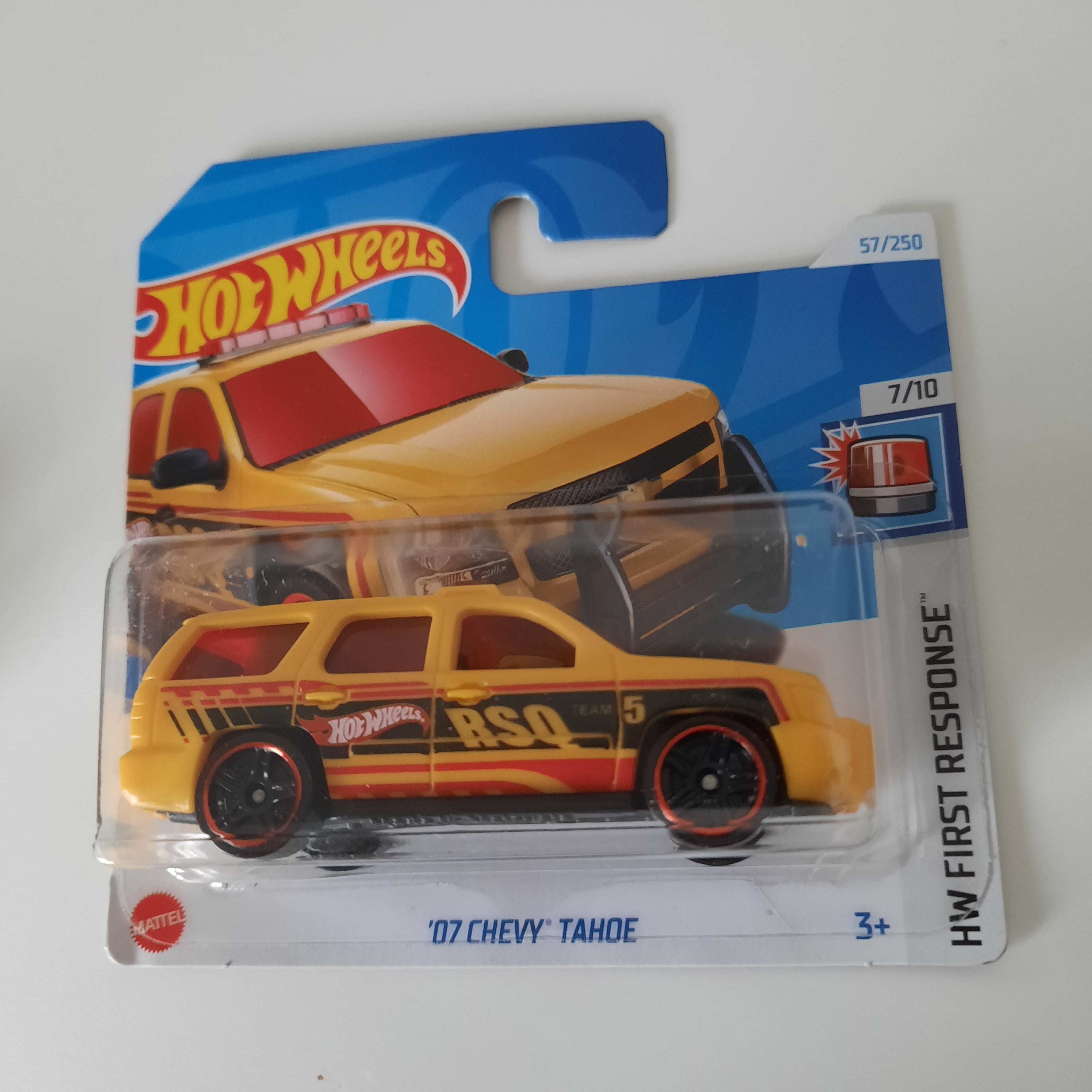 57/250 '07 Chevy Tahoe HW First Response 7/10 Hot Wheels 2024