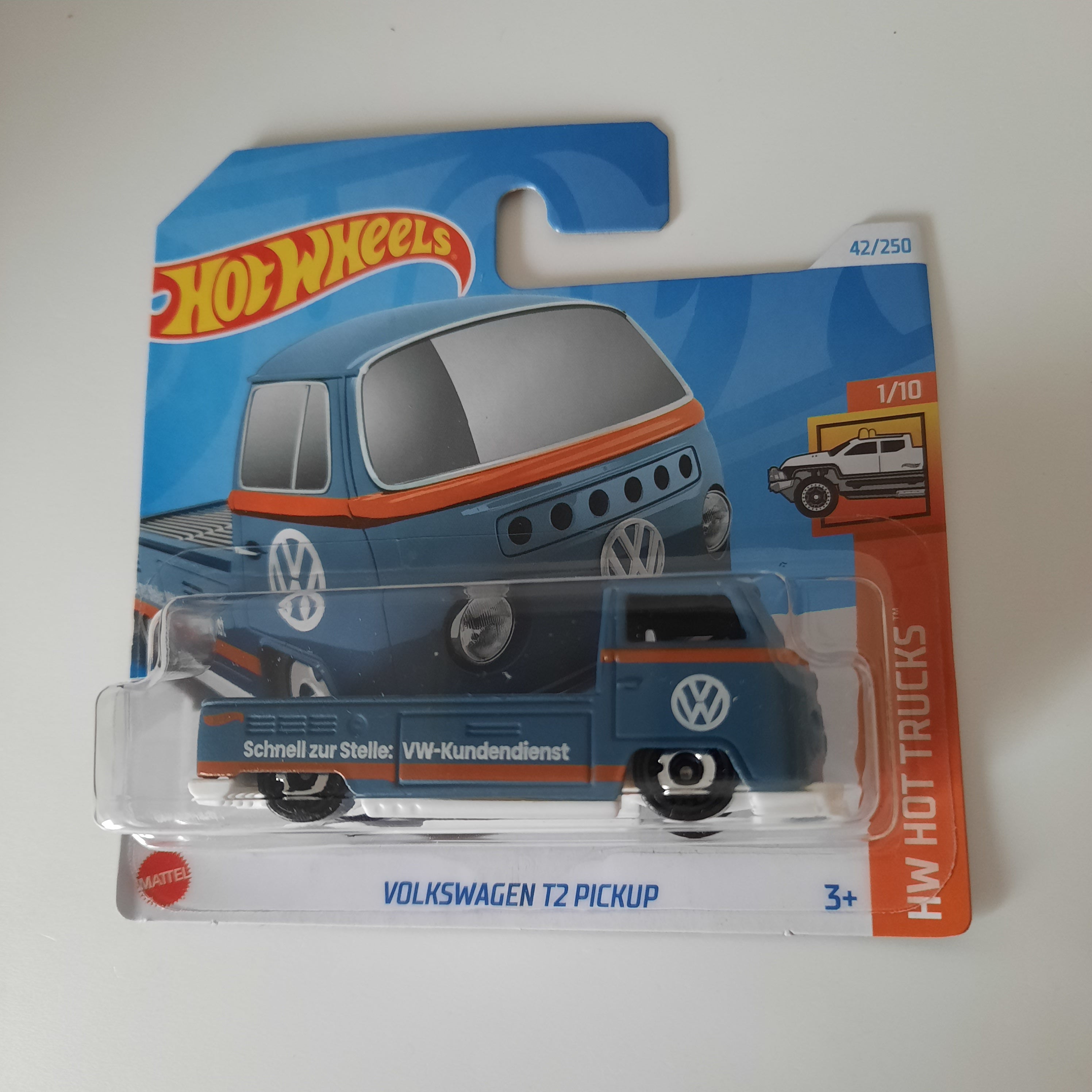 42/250 Volkswagen T2 Pickup HW Hot Trucks 1/10 Hot Wheels 2024