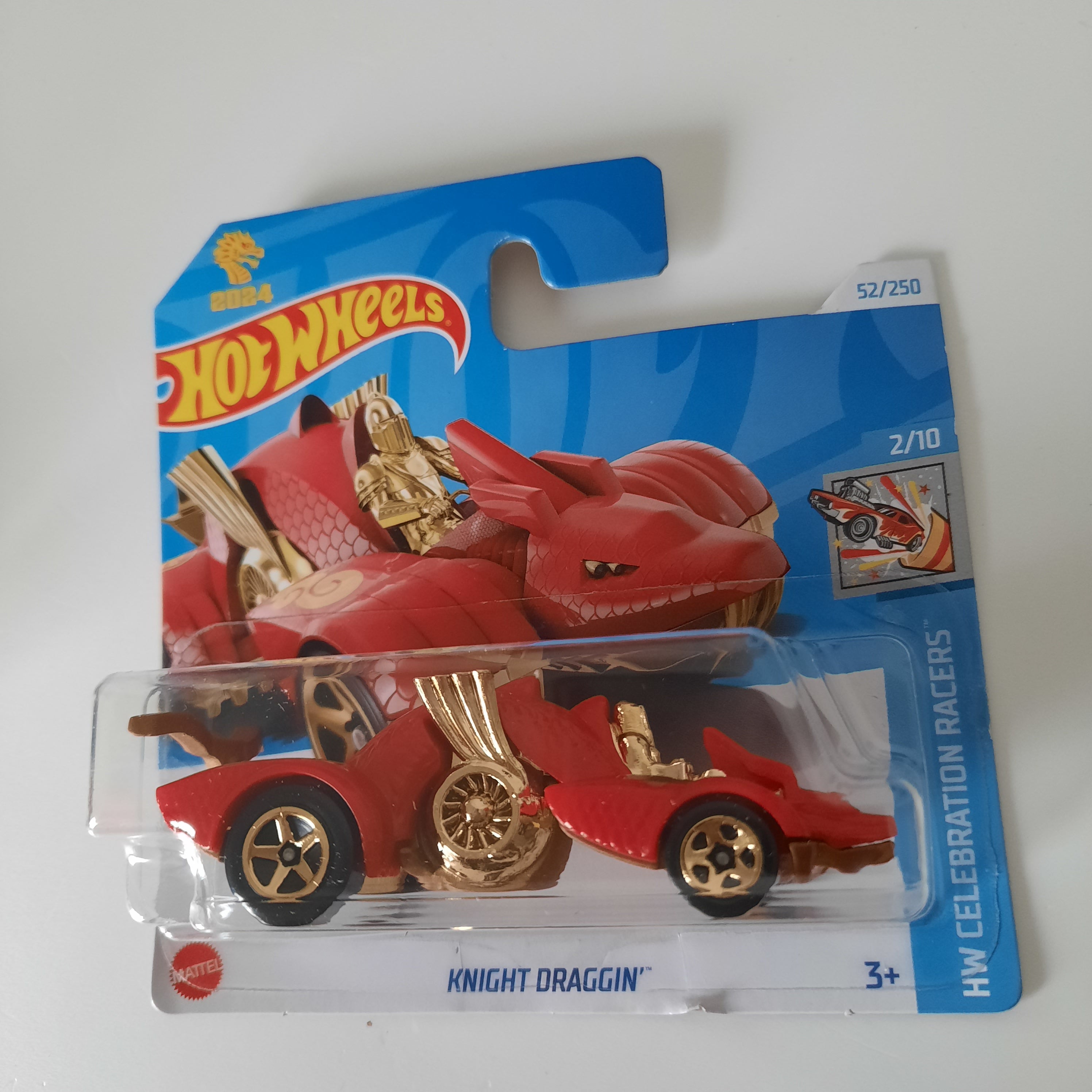52/250 Knight Draggin HW Celebration Racers 2/10 Hot Wheels 2024