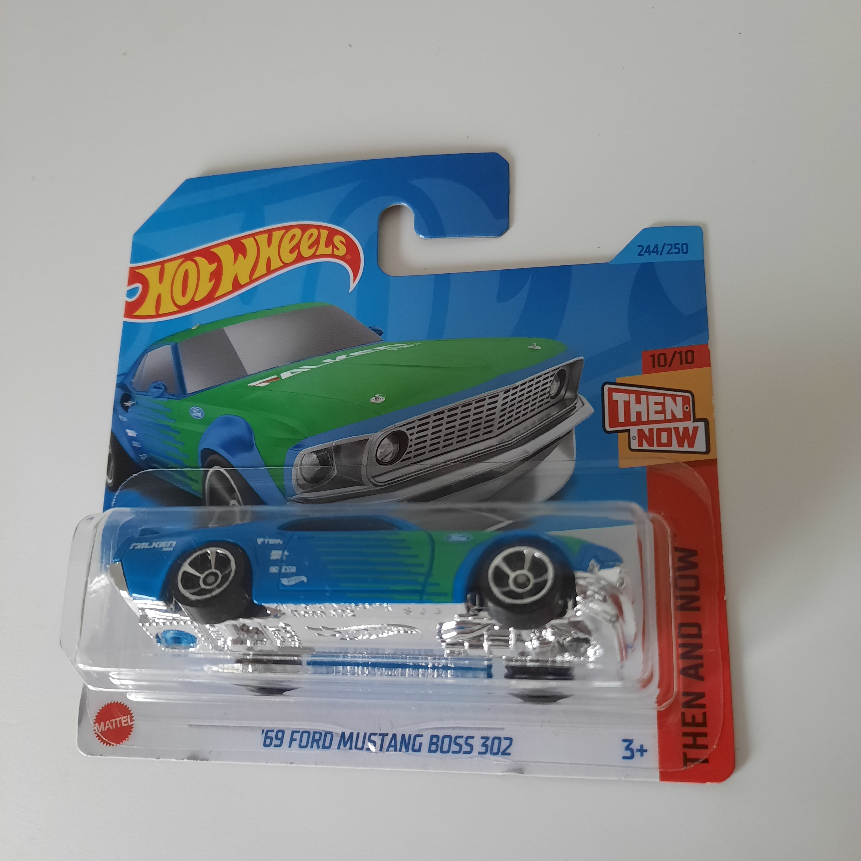 244/250 '69 Ford Mustang Boss 302 HW Then and Now 10/10 Hot Wheels 2023