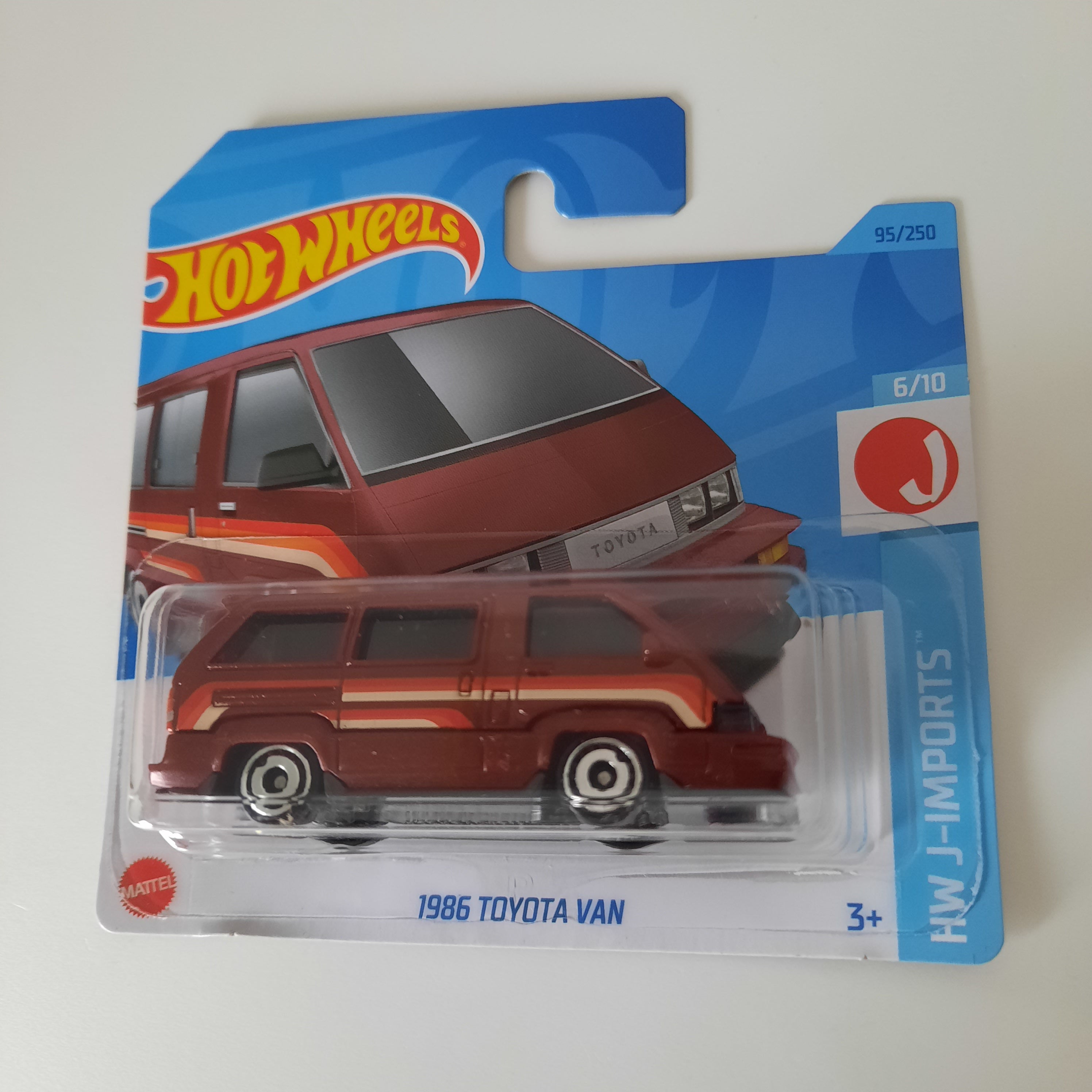 95/250 1986 Toyota Van HW J-Imports 6/10 Hot Wheels 2023