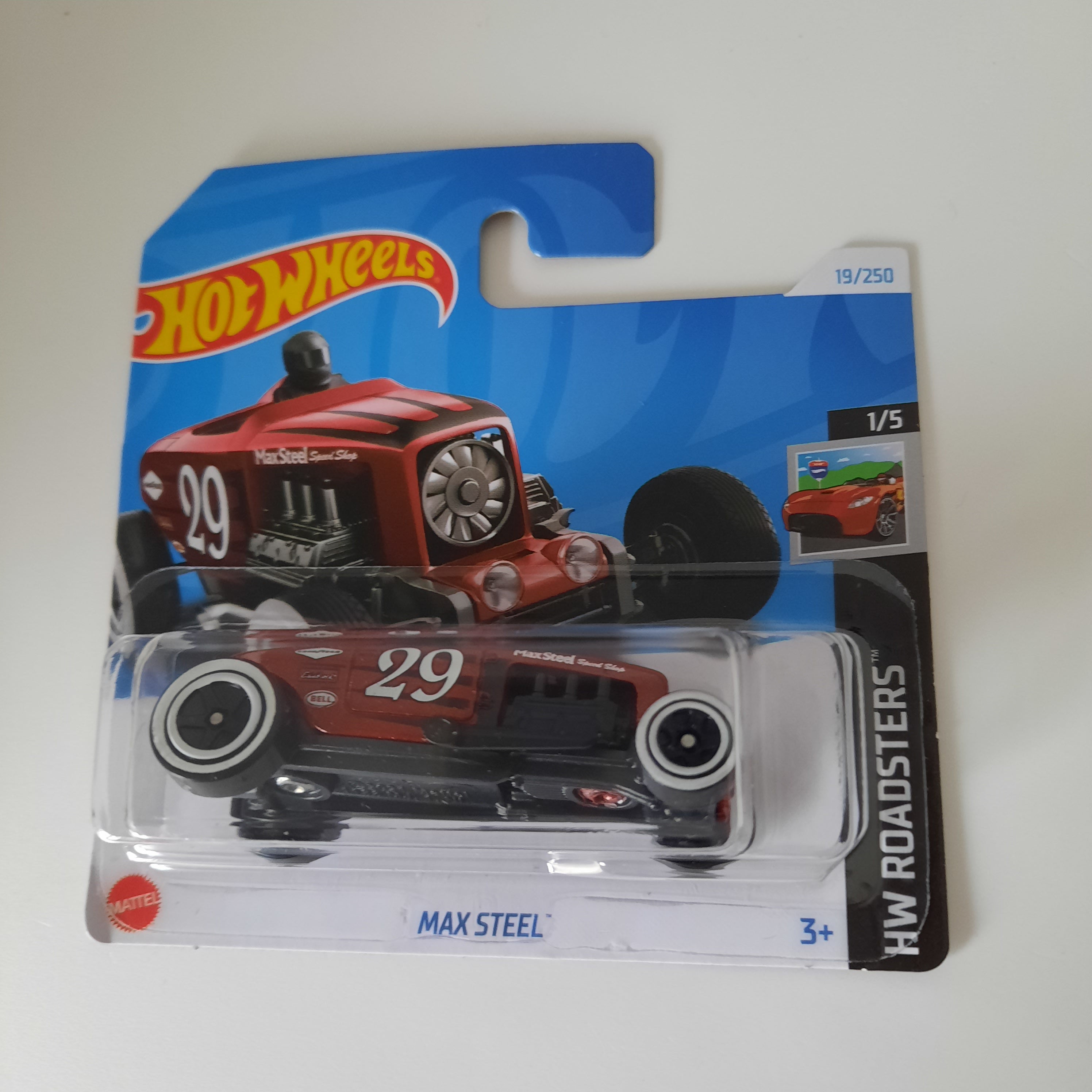 19/250 Max Steel HW Roadsters 1/5 Hot Wheels 2024
