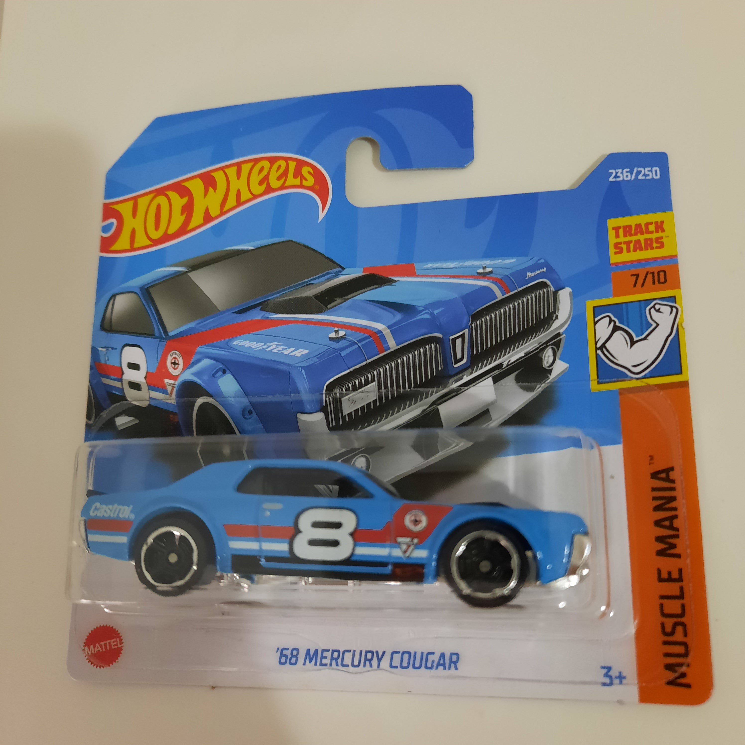 236/250 '68 Mercury Cougar HW Muscle Mania 7/10 Hot Wheels 2022