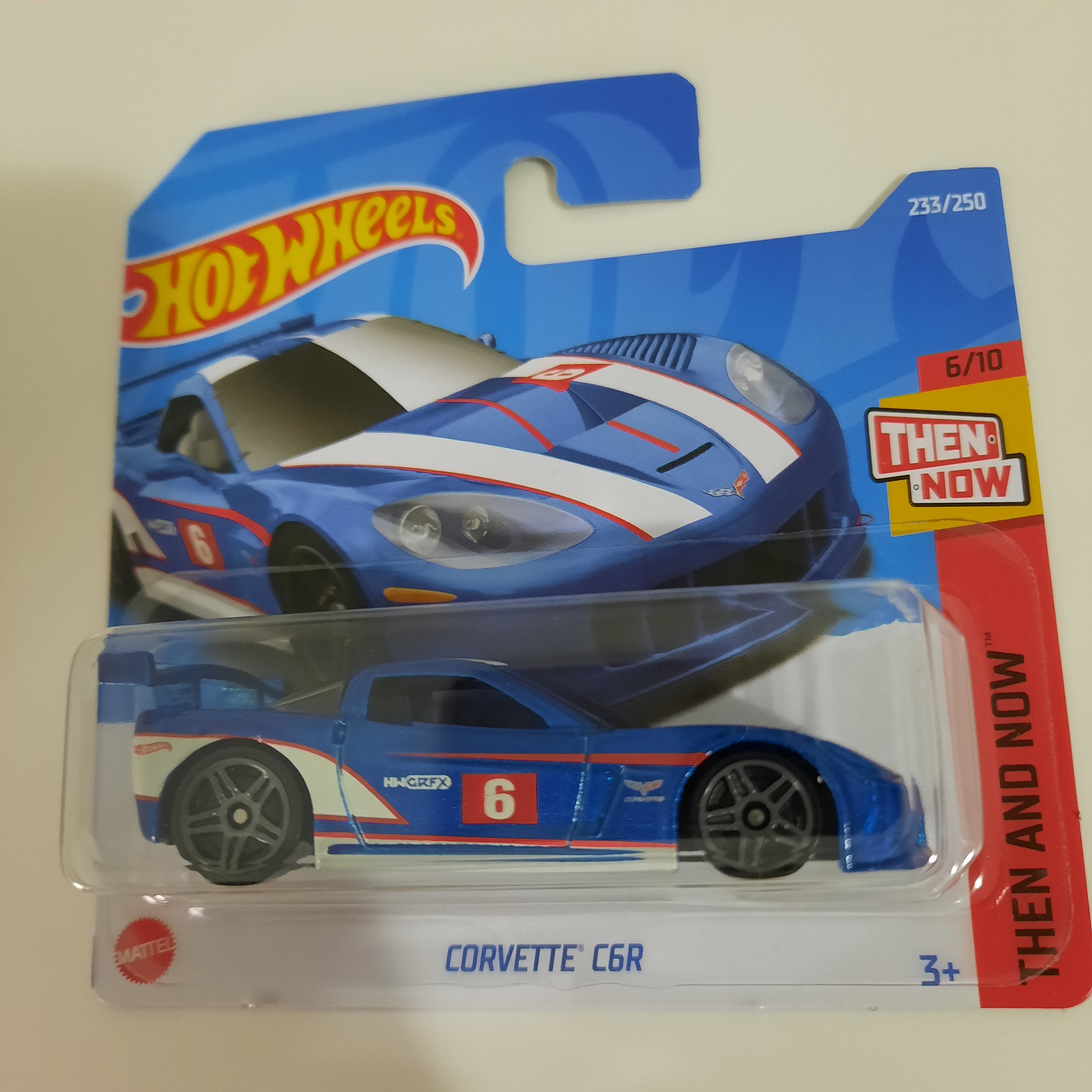 233/250 Corvette C6R HW Then and Now 6/10 Hot Wheels 2022