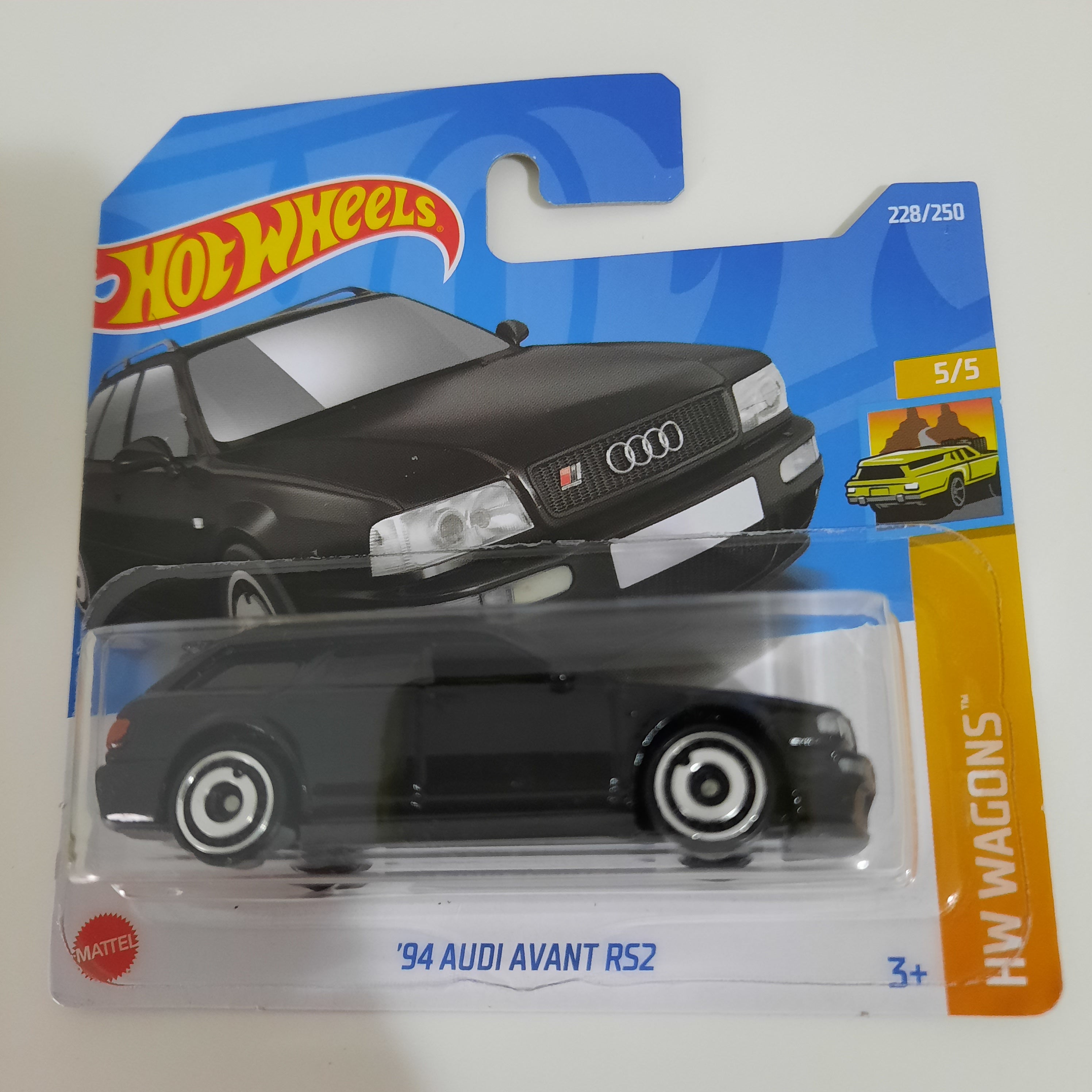 228/250 '94 Audi Avant RS2 HW Wagons 5/5 Hot Wheels 2022