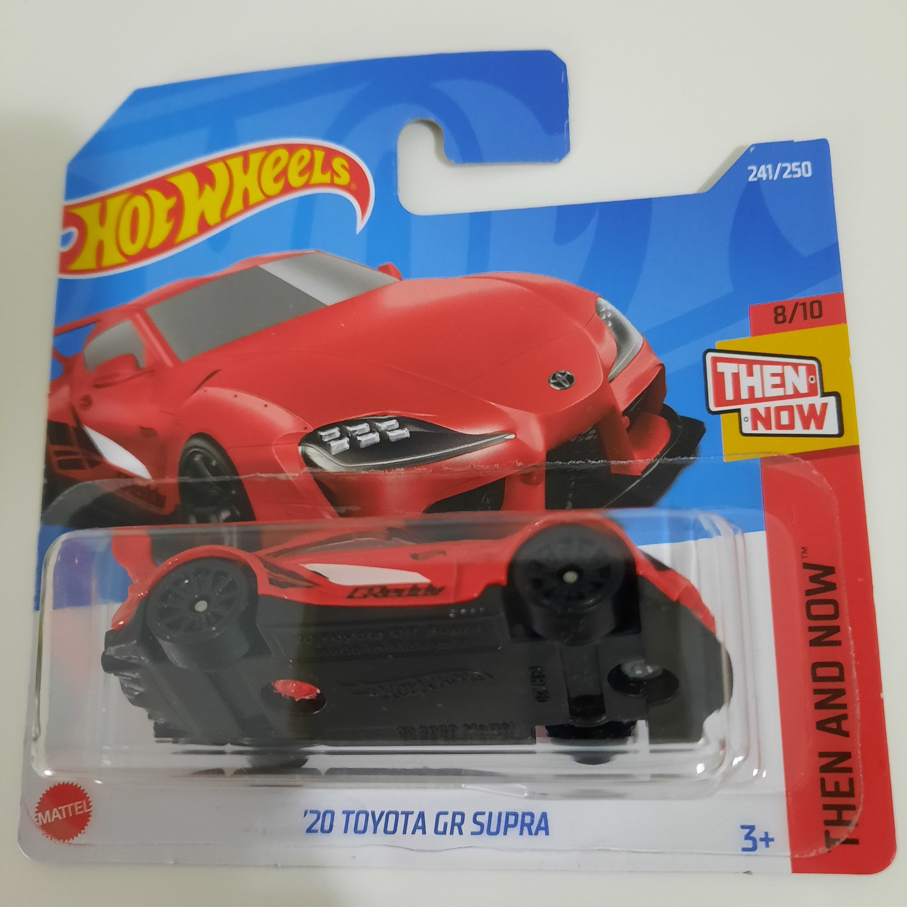241/250 '20 Toyota GR Supra HW Then and Now 8/10 Hot Wheels 2022