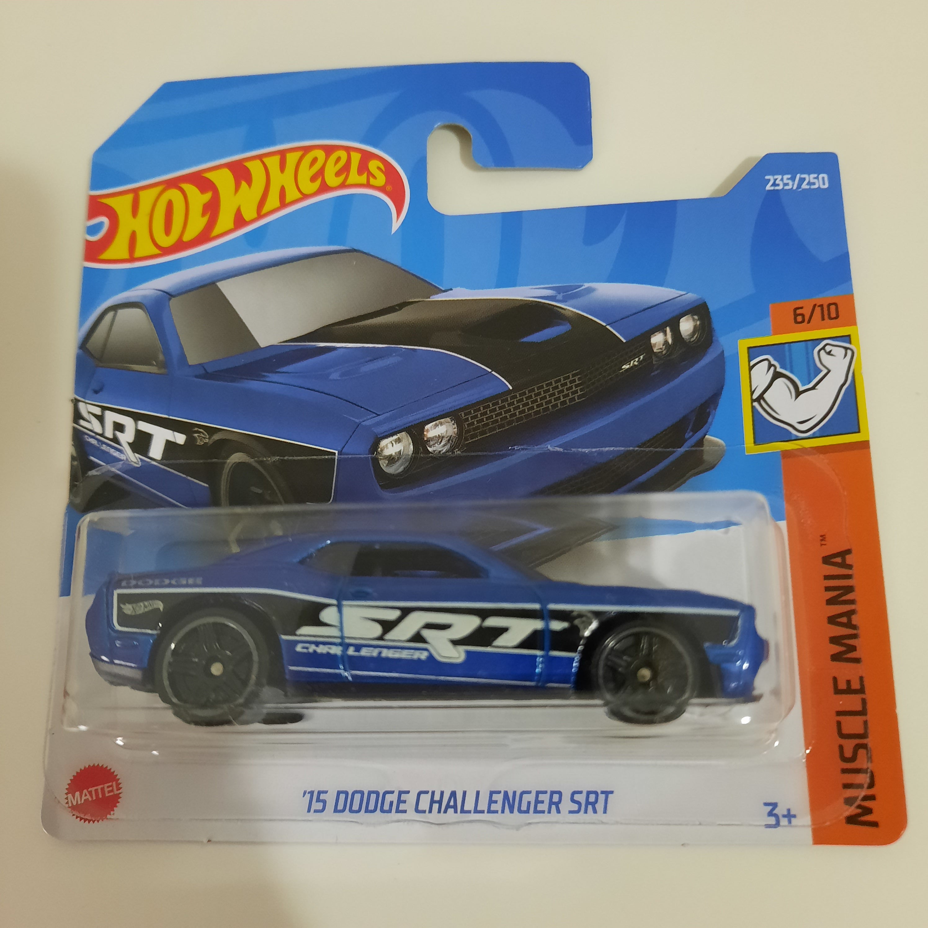 235/250 '15 Dodge Challenger SRT HW Muscle Mania 6/10 Hot Wheels 2022