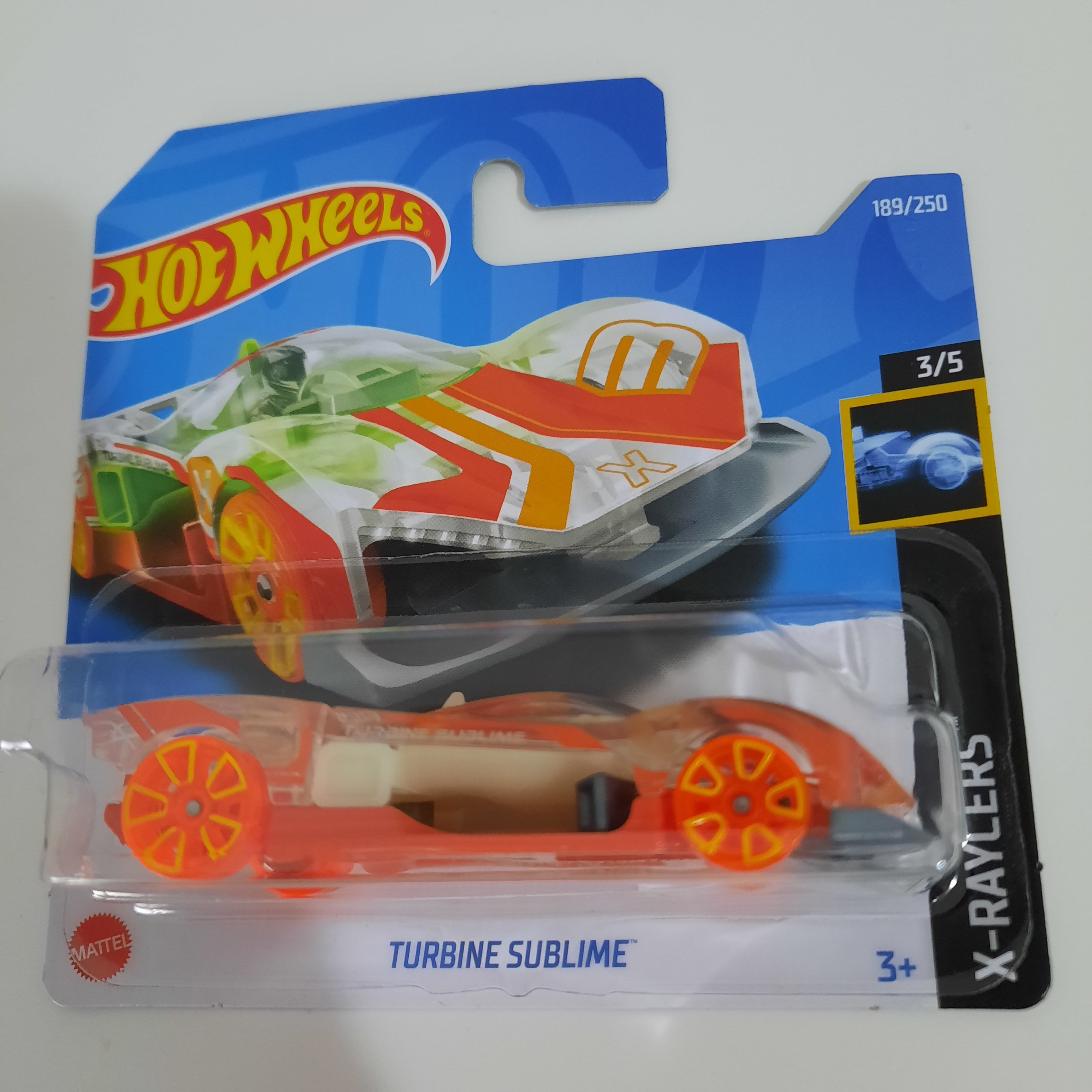 189/250 Turbine Sublime HW X-Raycers 3/5 Hot Wheels 2022