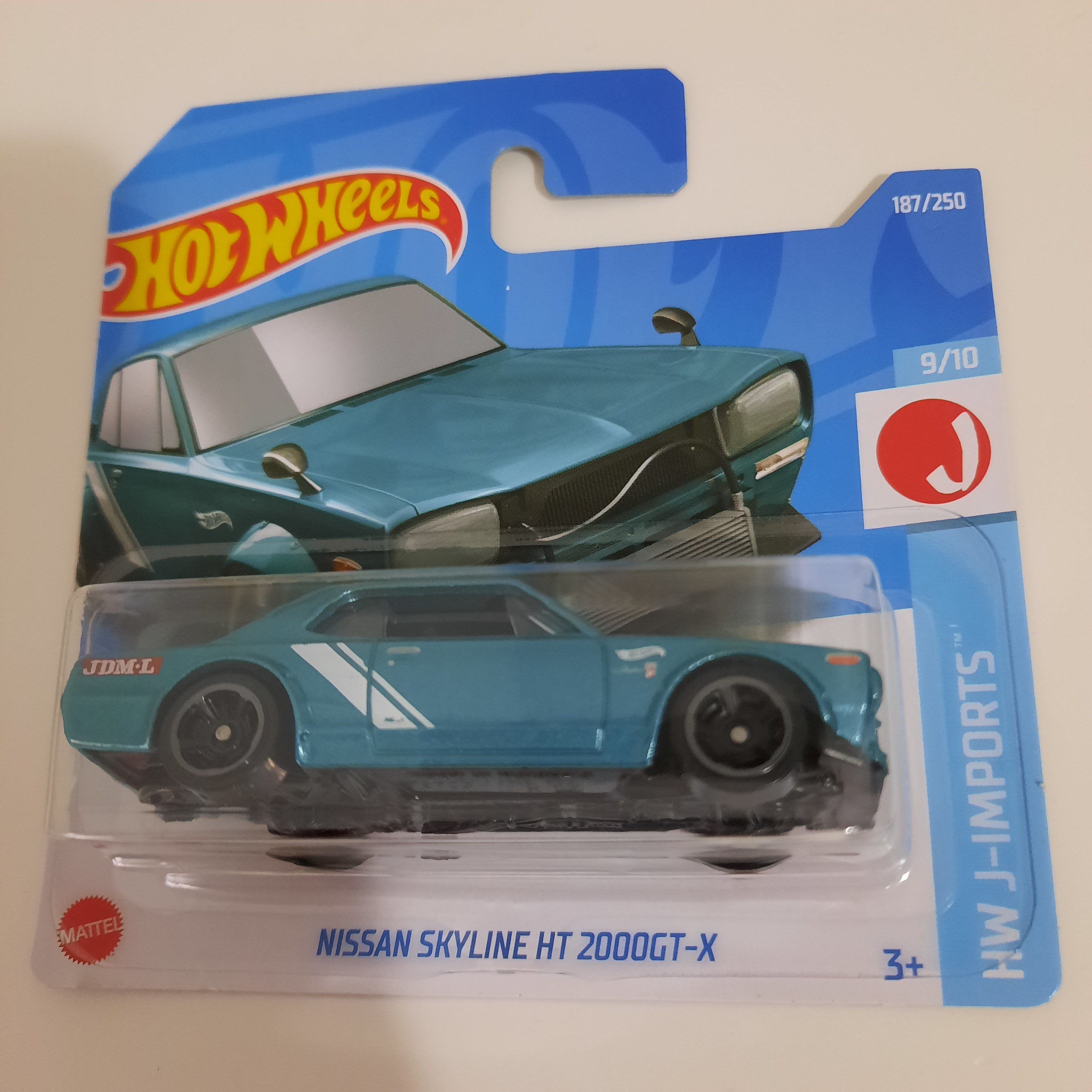 187/250 Nissan Skyline HT 2000GT-X HW J-Imports 9/10 Hot Wheels 2022