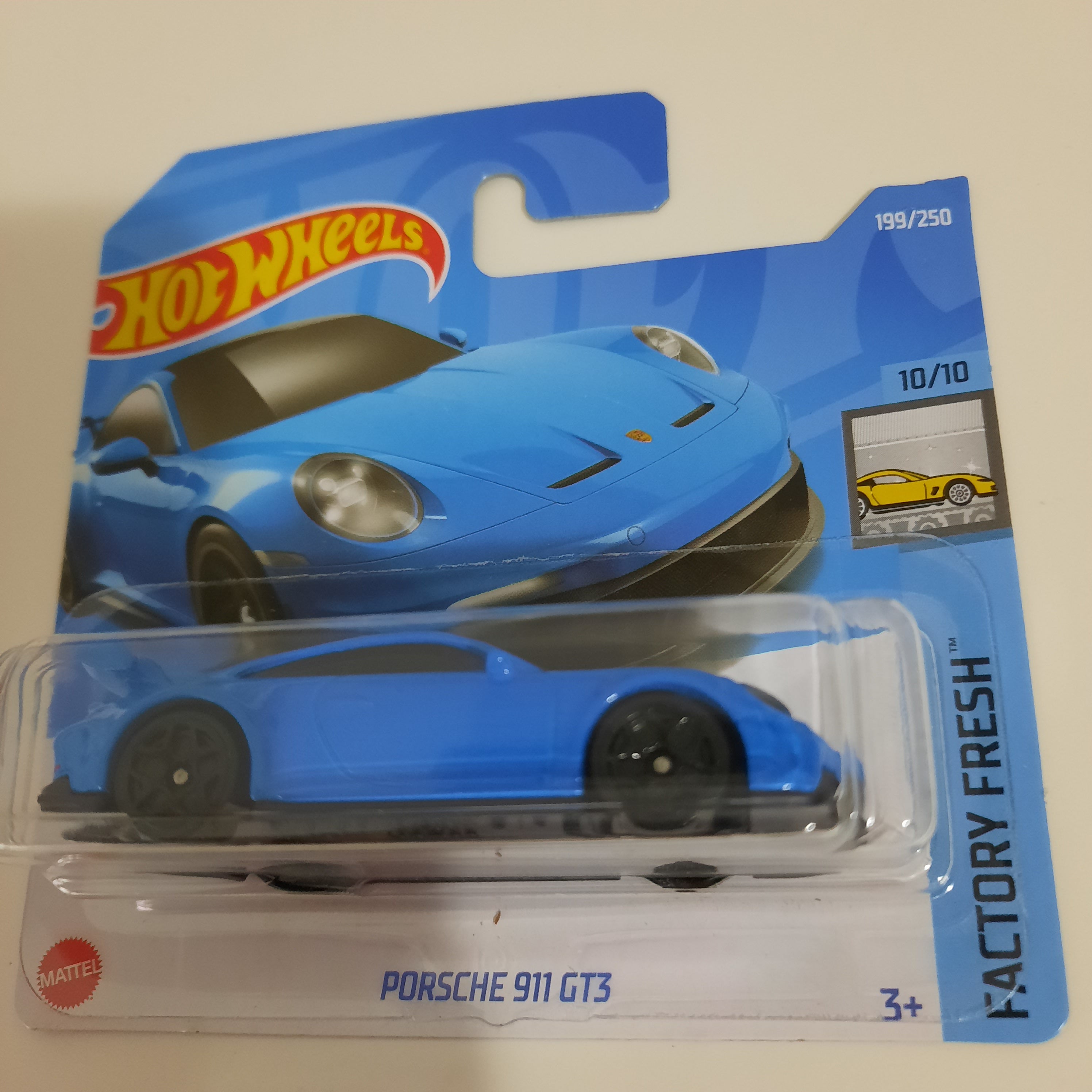 199/250 Porsche 911 GT3 HW Factory Fresh 10/10 Hot Wheels 2022