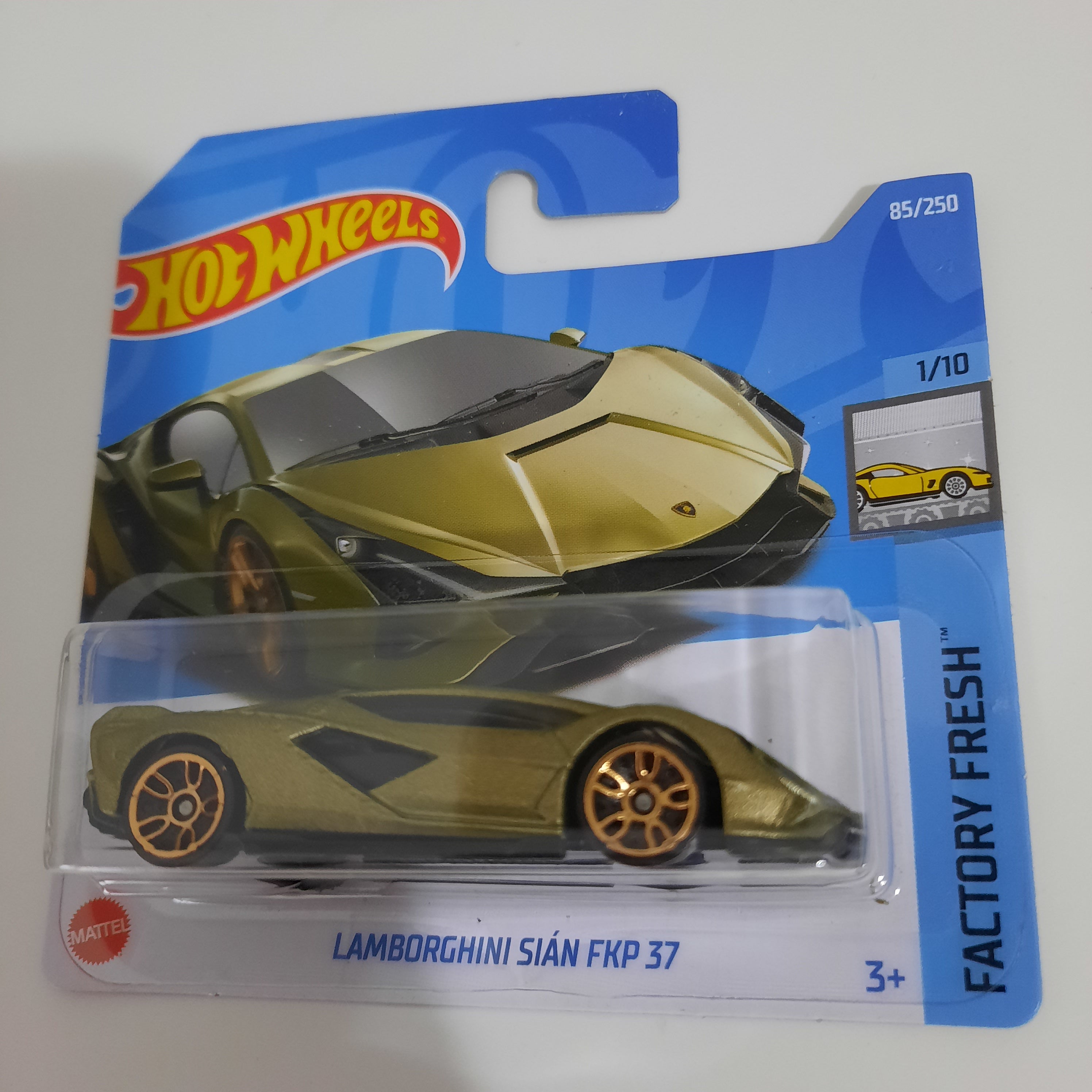 85/250 Lamborghini Sian FKP 37 HW Factory Fresh 1/10 Hot Wheels 2022