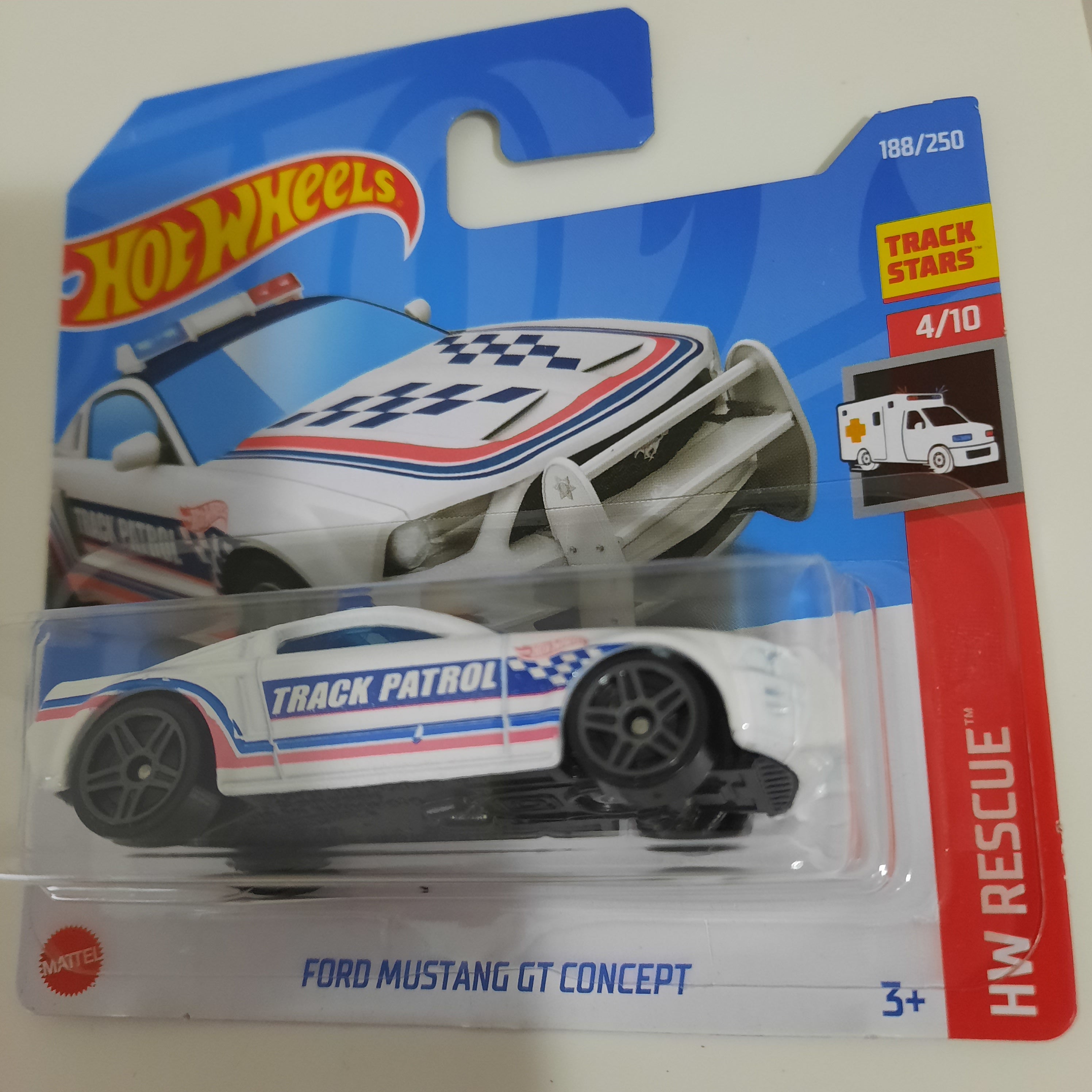 188/250 Ford Mustang GT Concept HW Rescue 4/10 Hot Wheels 2022