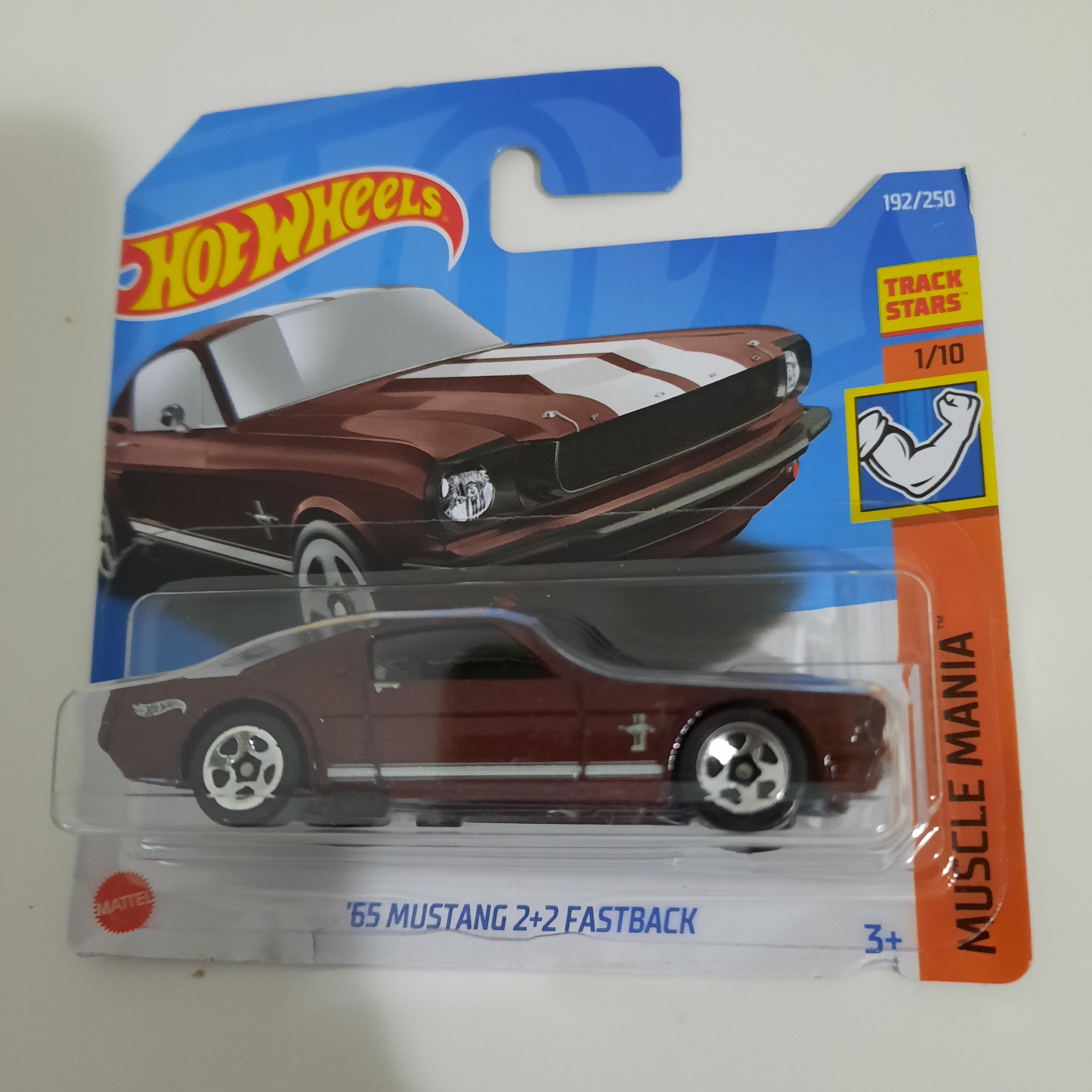 192/250 '65 Mustang 2+2 Fastback HW Muscle Mania 1/10 Hot Wheels 2022