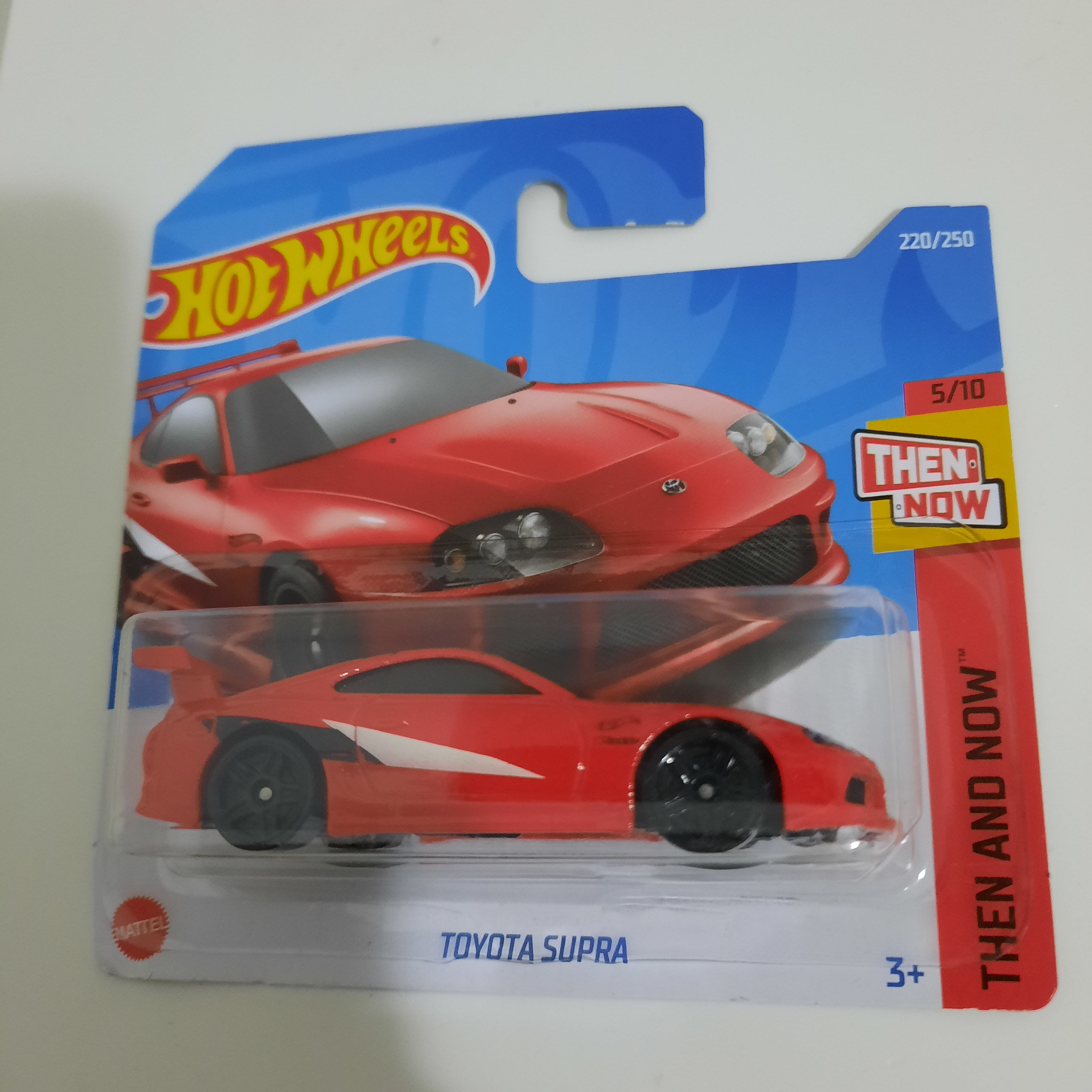 220/250 Toyota Supra HW Then and Now 5/10 Hot Wheels 2022