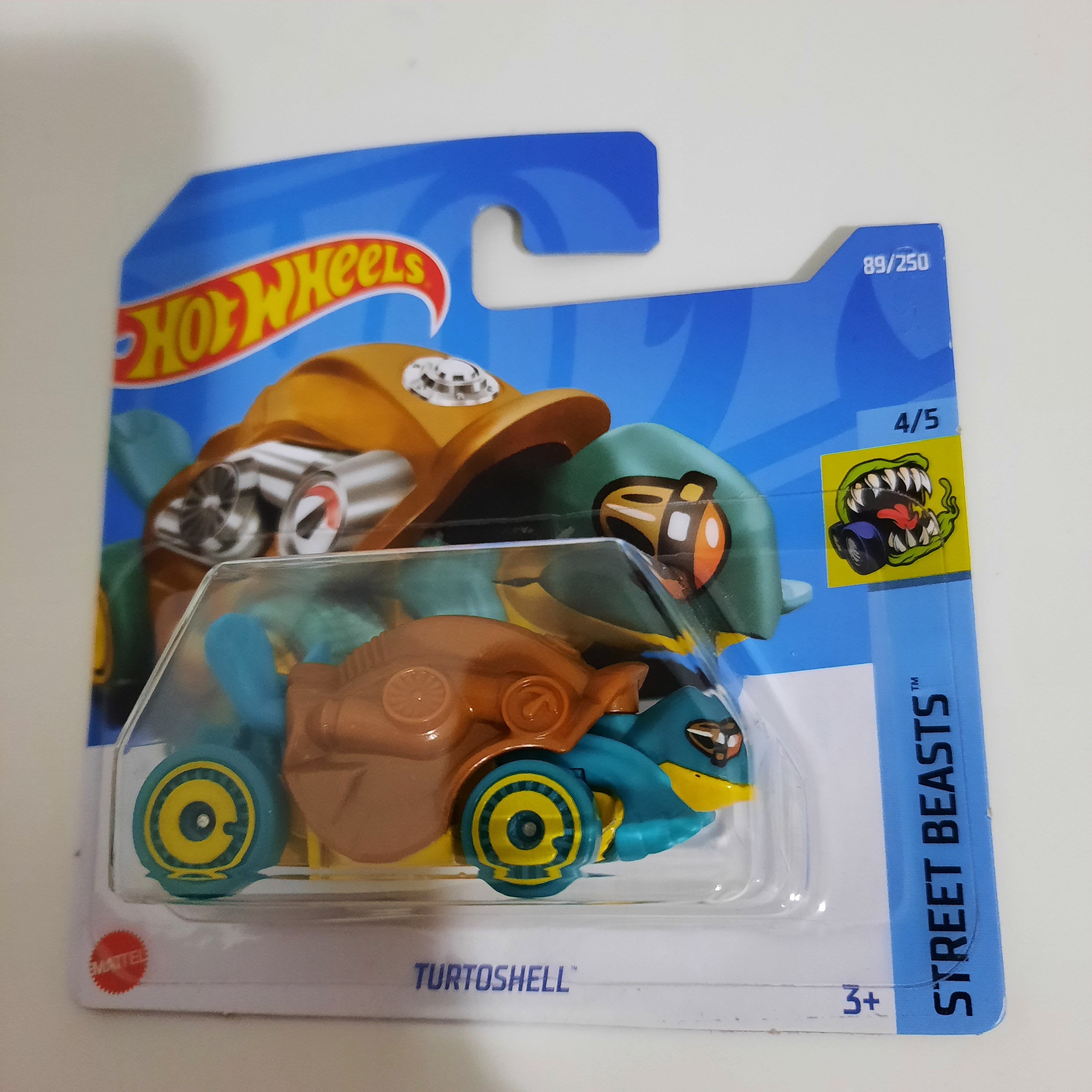 89/250 Turtoshell HW Street Beasts 4/5 Hot Wheels 2022