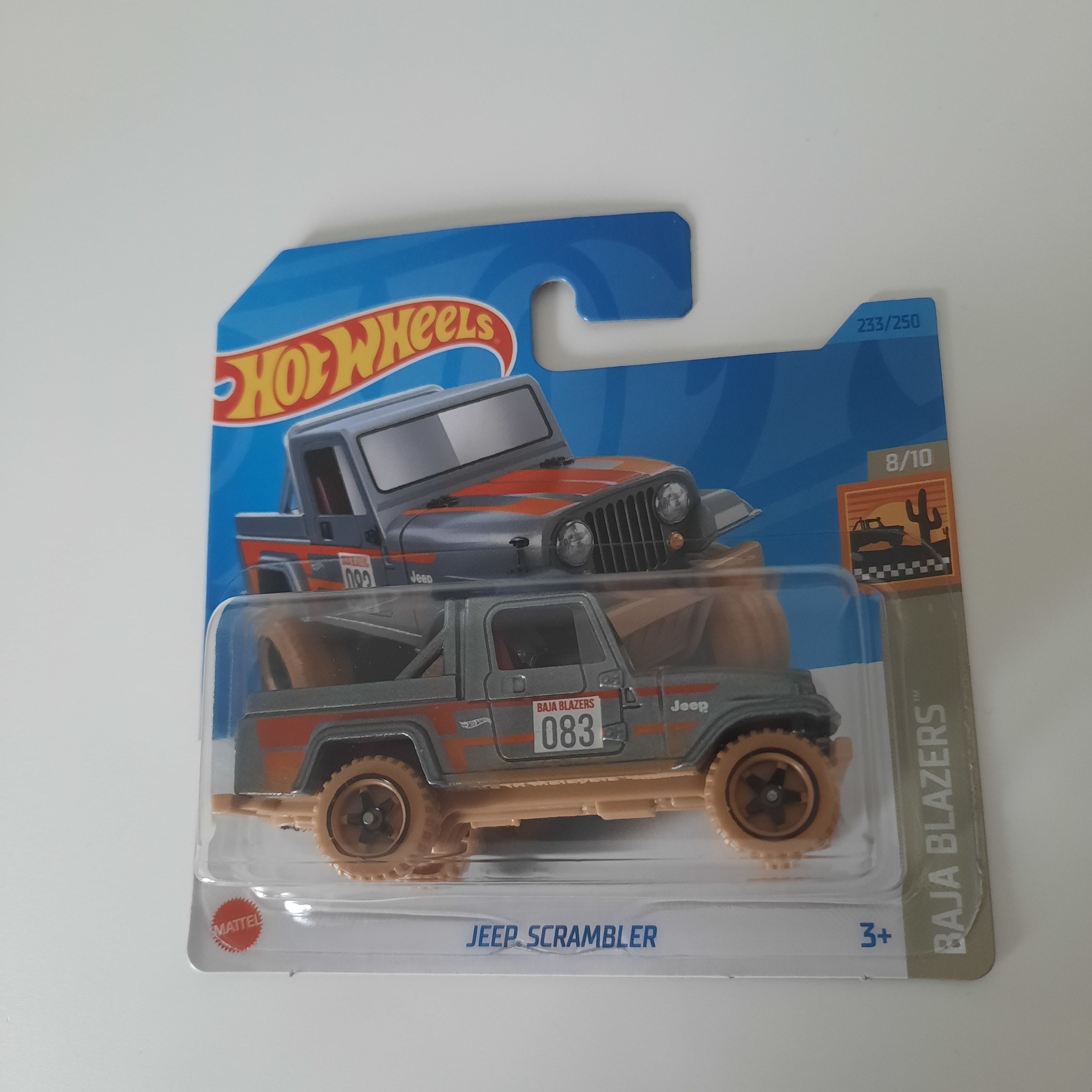 233/250 Jeep Scrambler HW Baja Blazers 8/10 Hot Wheels 2023