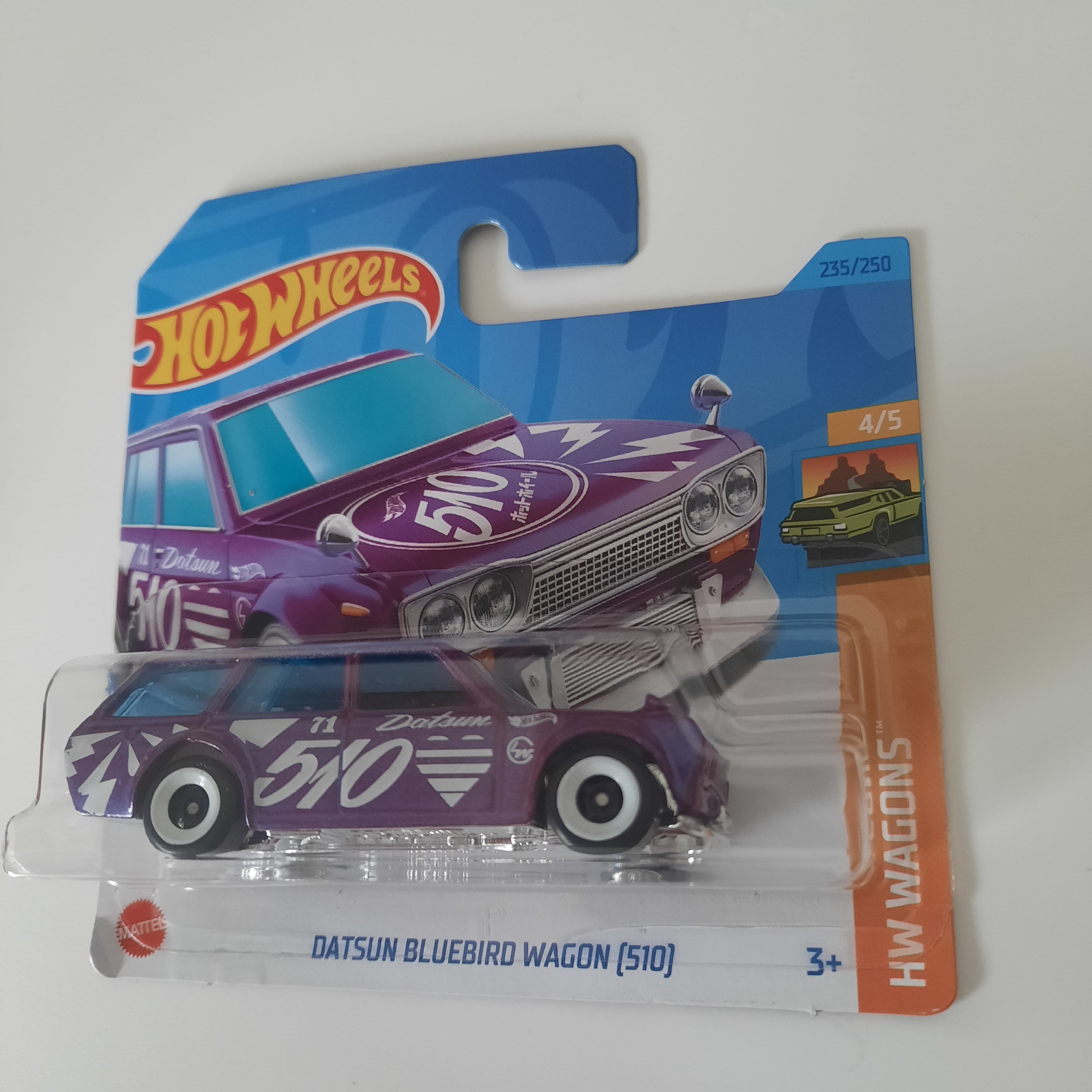 235/250 Datsun Bluebird Wagon (510) HW Wagons 4/5 Hot Wheels 2023