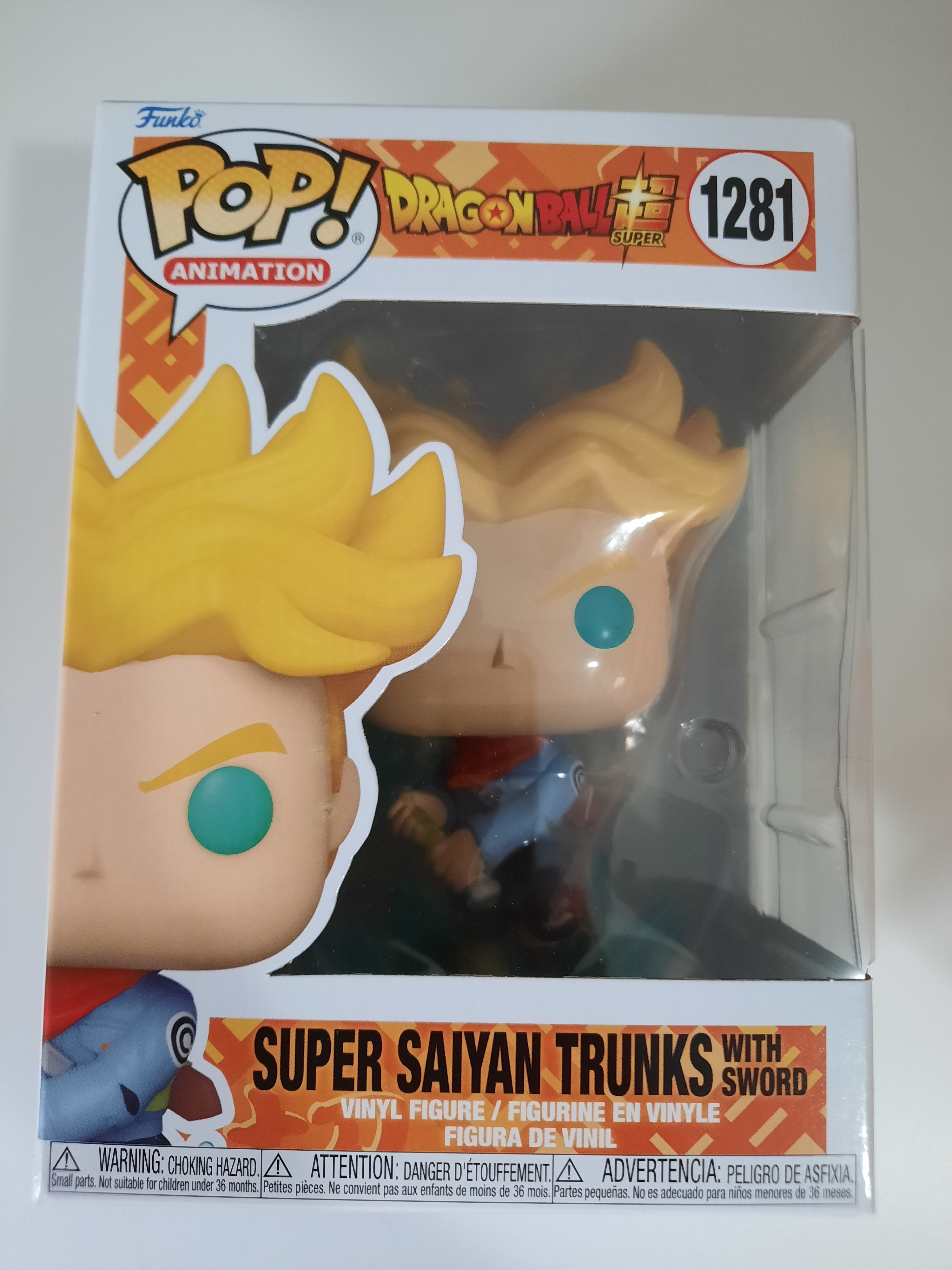 Funko Pop Super Saiyan Trunks with Sword 1281 - Dragonball Z