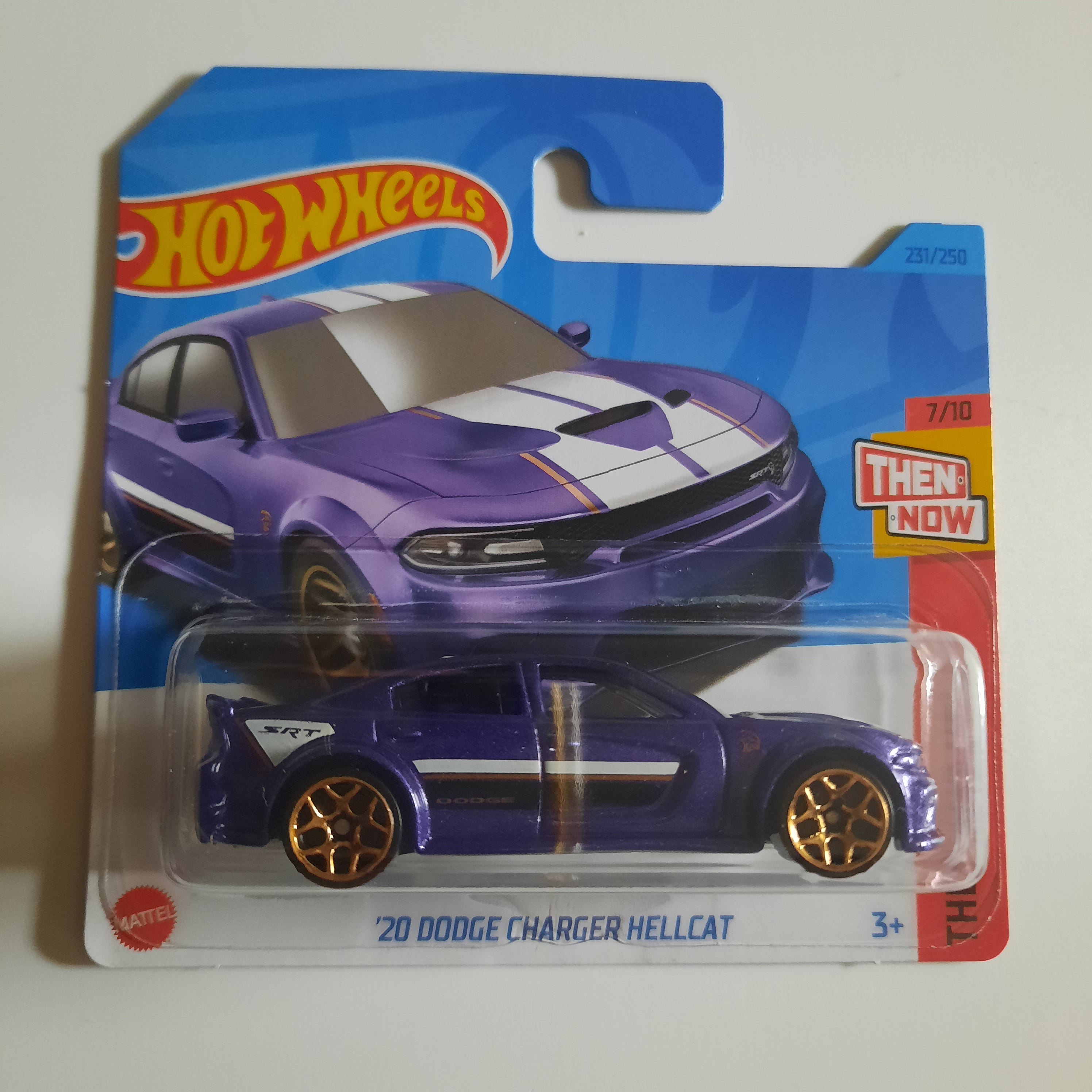 231/250 '20 Dodge Charger Hellcat HW Then and Now 7/10 Hot Wheels 2023