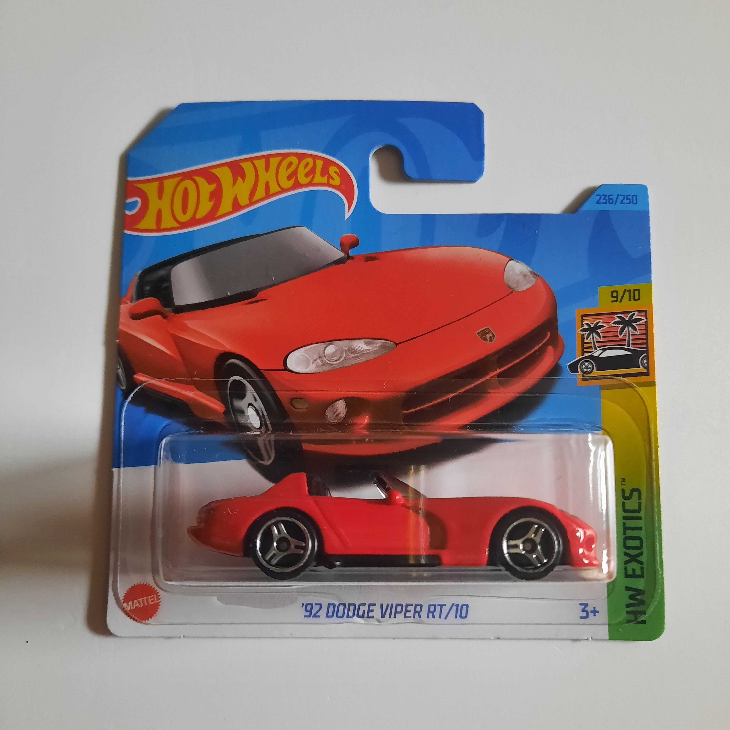 236/250 '92 Dodge Viper RT/10 HW Exotics 9/10 Hot Wheels 2023