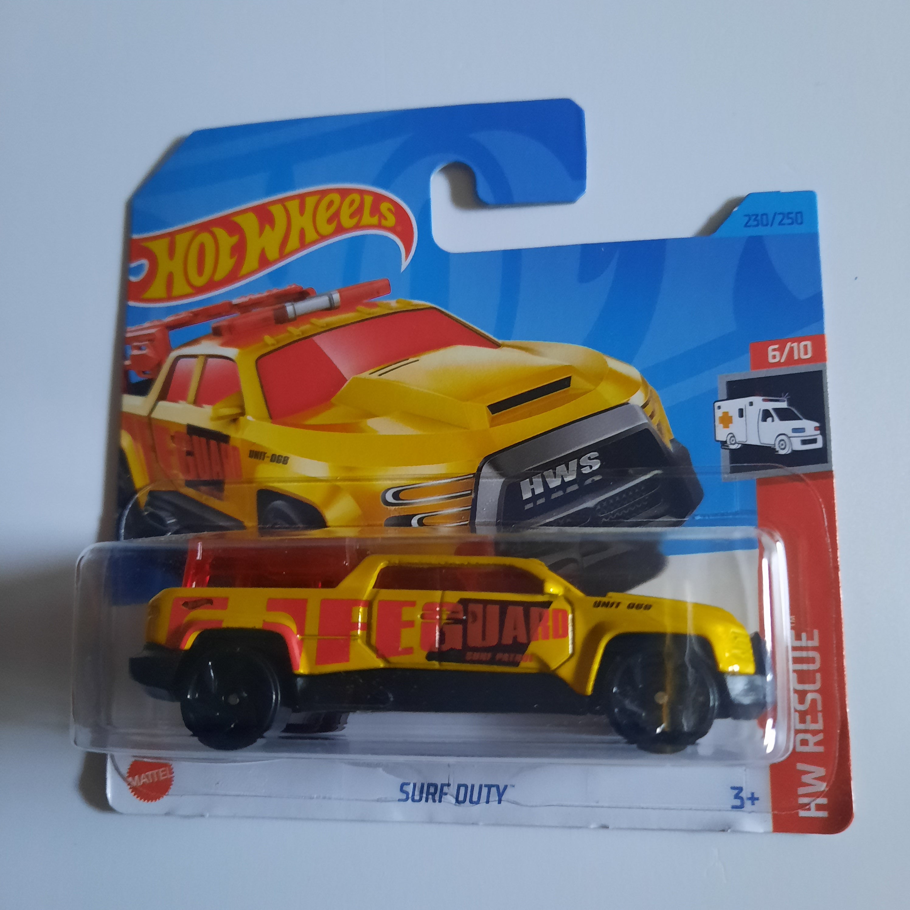 230/250 Surf Duty HW Rescue 6/10 Hot Wheels 2023
