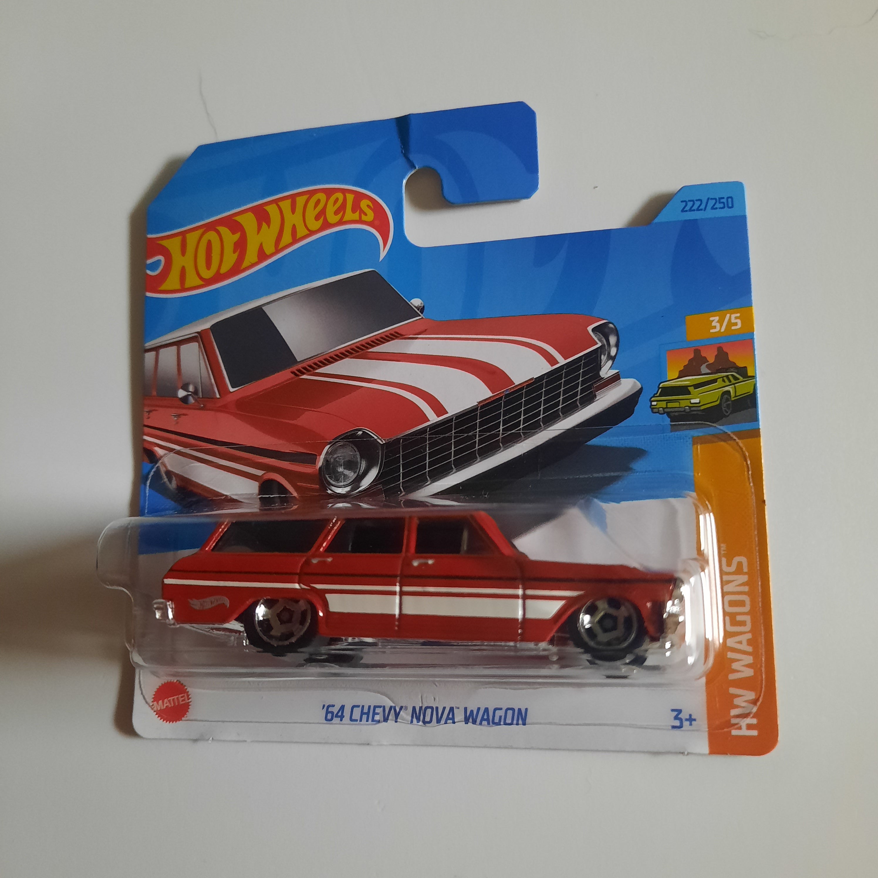 222/250 '64 Chevy Nova Wagon HW Wagons 3/5 Hot Wheels 2023