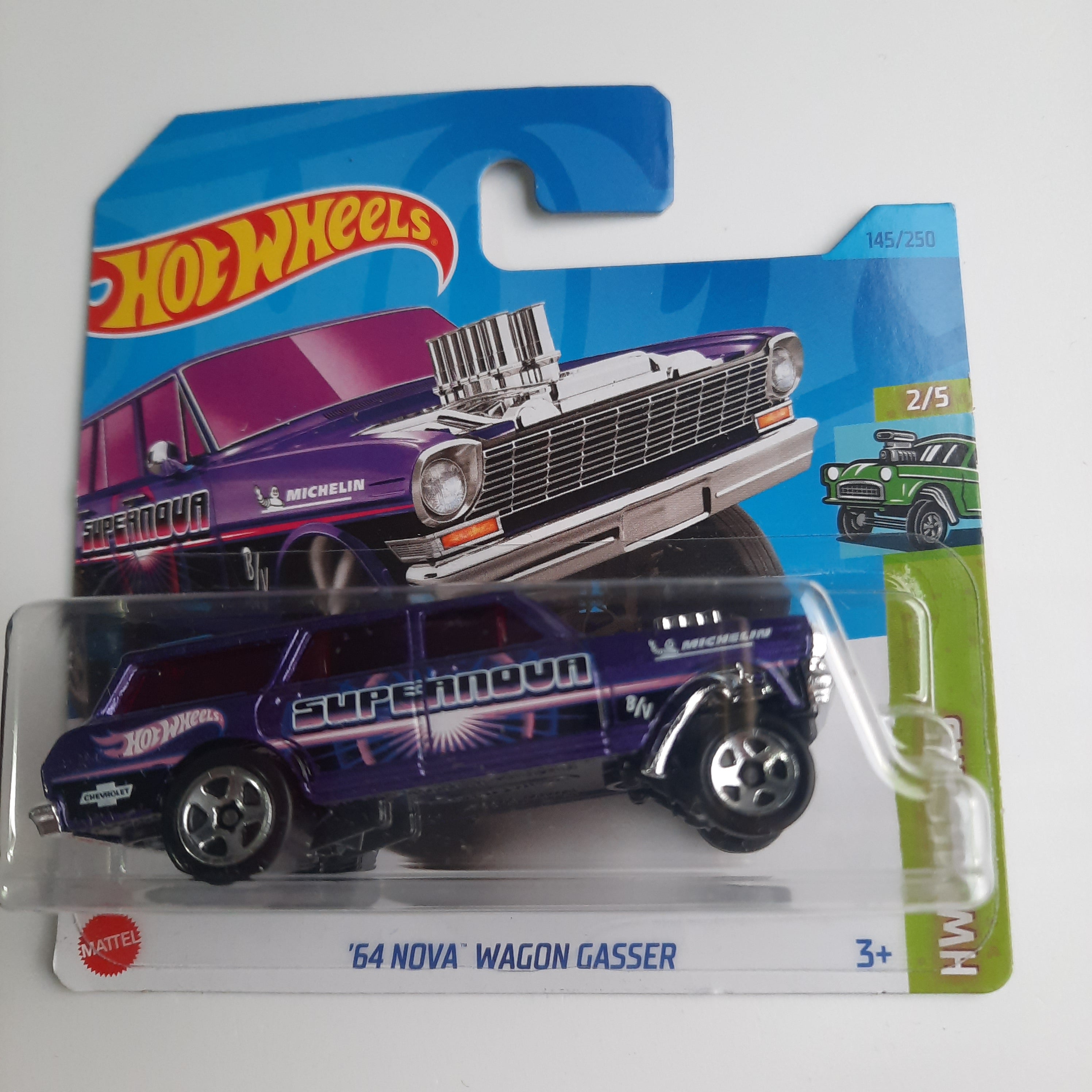 145/250 '64 Nova Wagon Gasser HW Gassers 2/5 Hot Wheels 2023