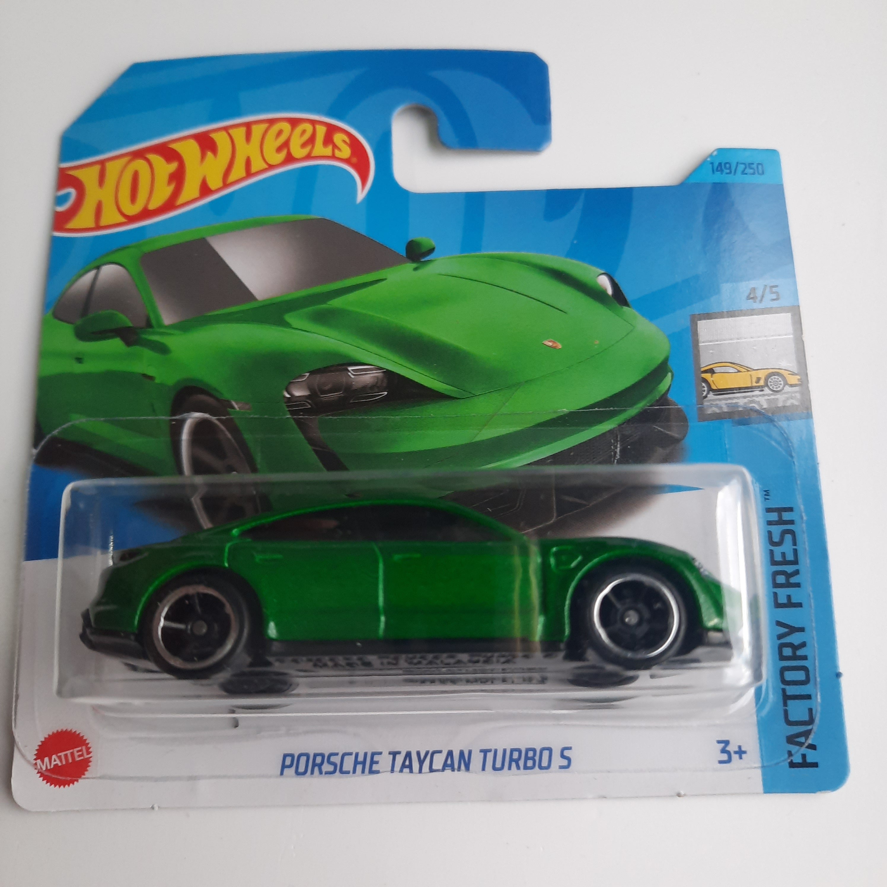 149/250 Porsche Taycan Turbo S HW Factory Fresh 4/5 Hot Wheels 2023