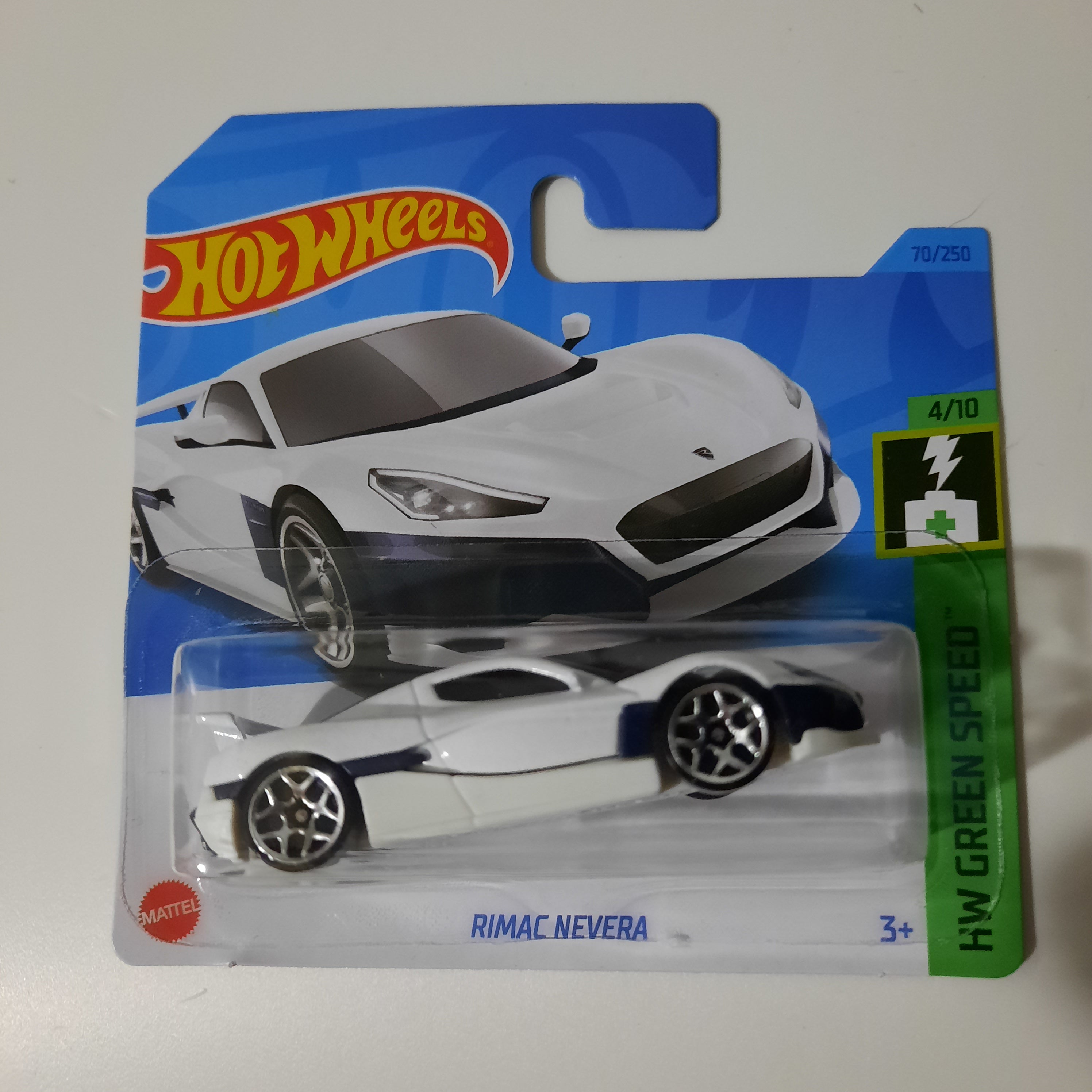 70/250 Rimac Nevera HW Green Speed 4/10 Hot Wheels 2023
