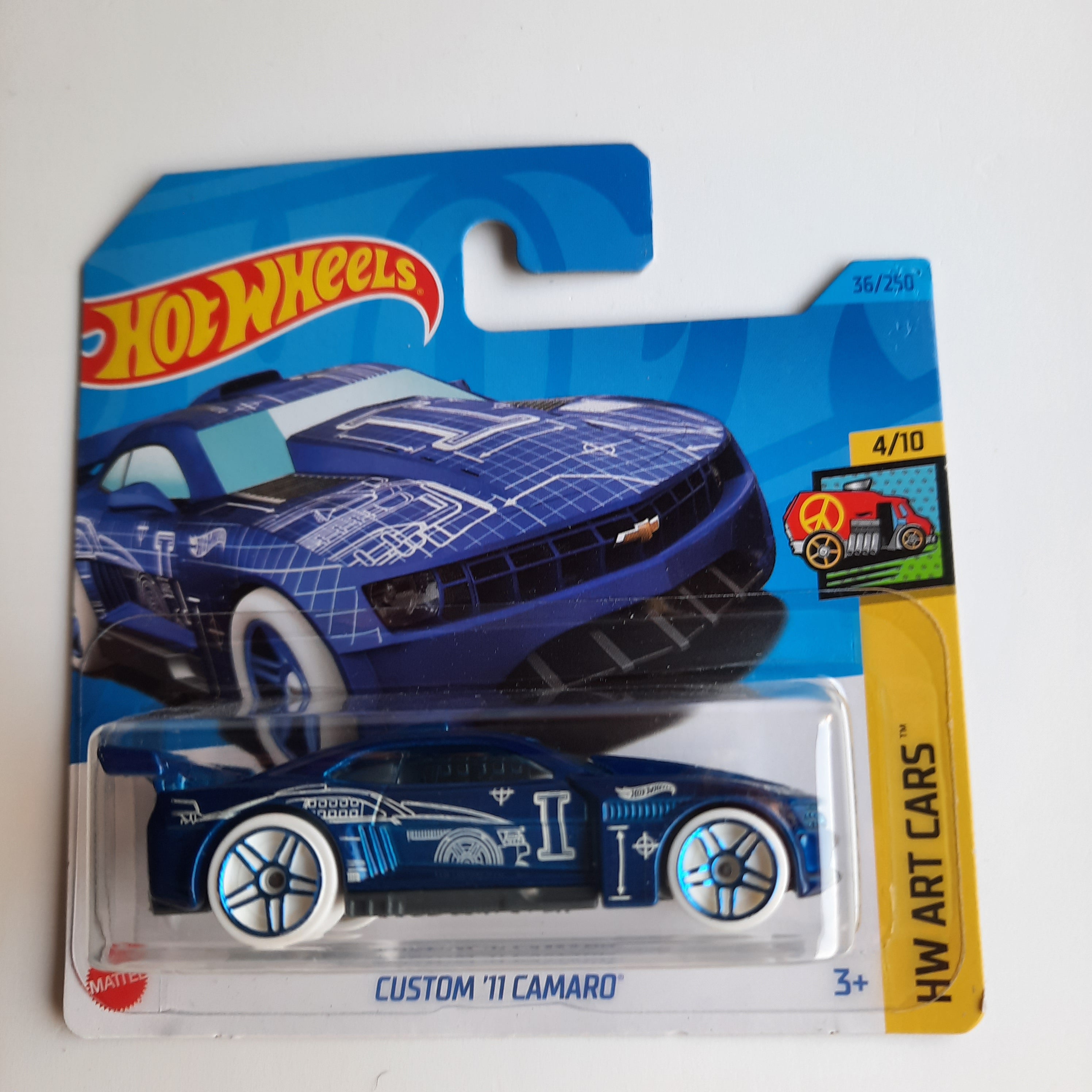 36/250 Custom '11 Camaro HW Art Cars 4/10 Hot Wheels 2023