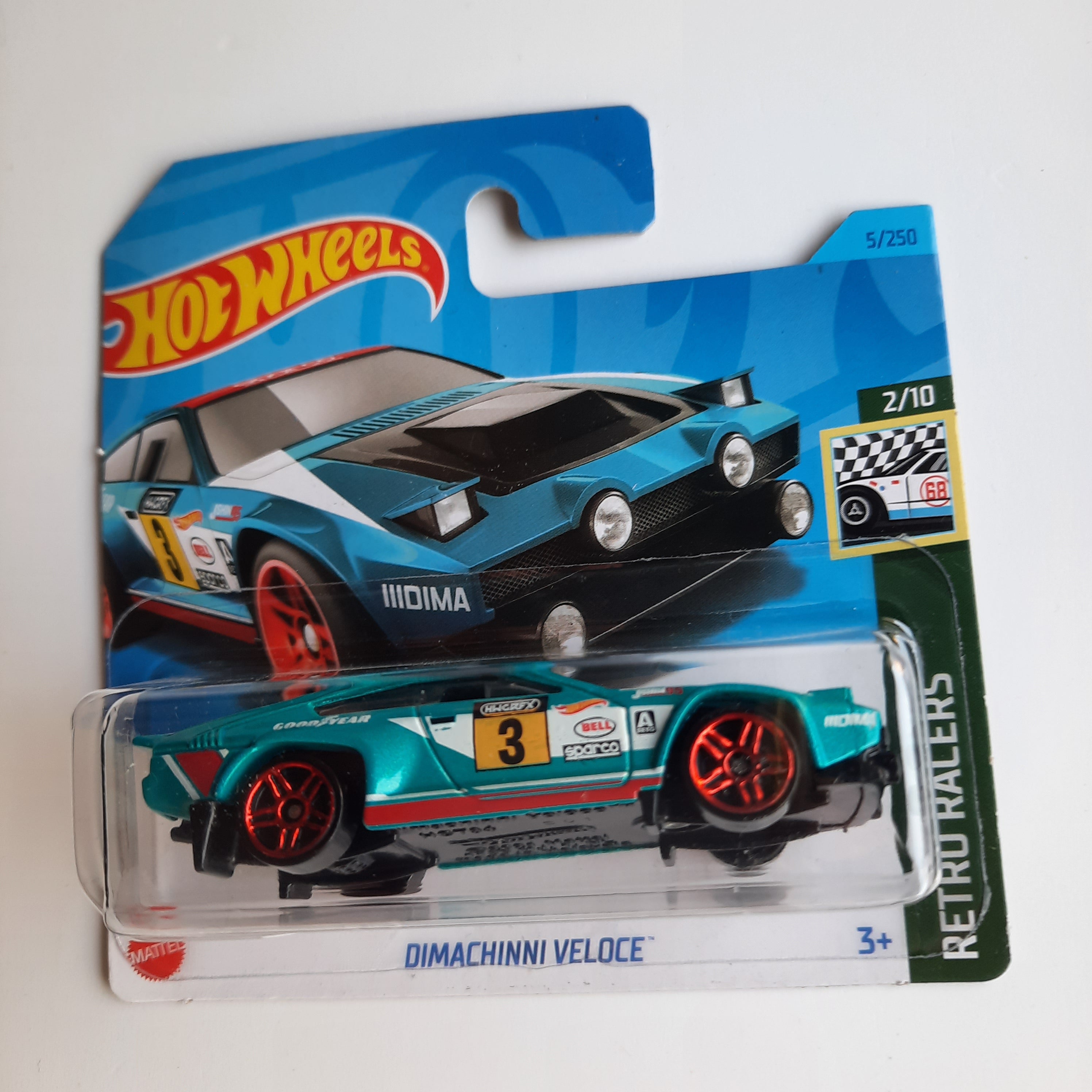 5/250 Dimachinni Veloce (Col.2) HW Retro Racers 2/10 Hot Wheels 2023