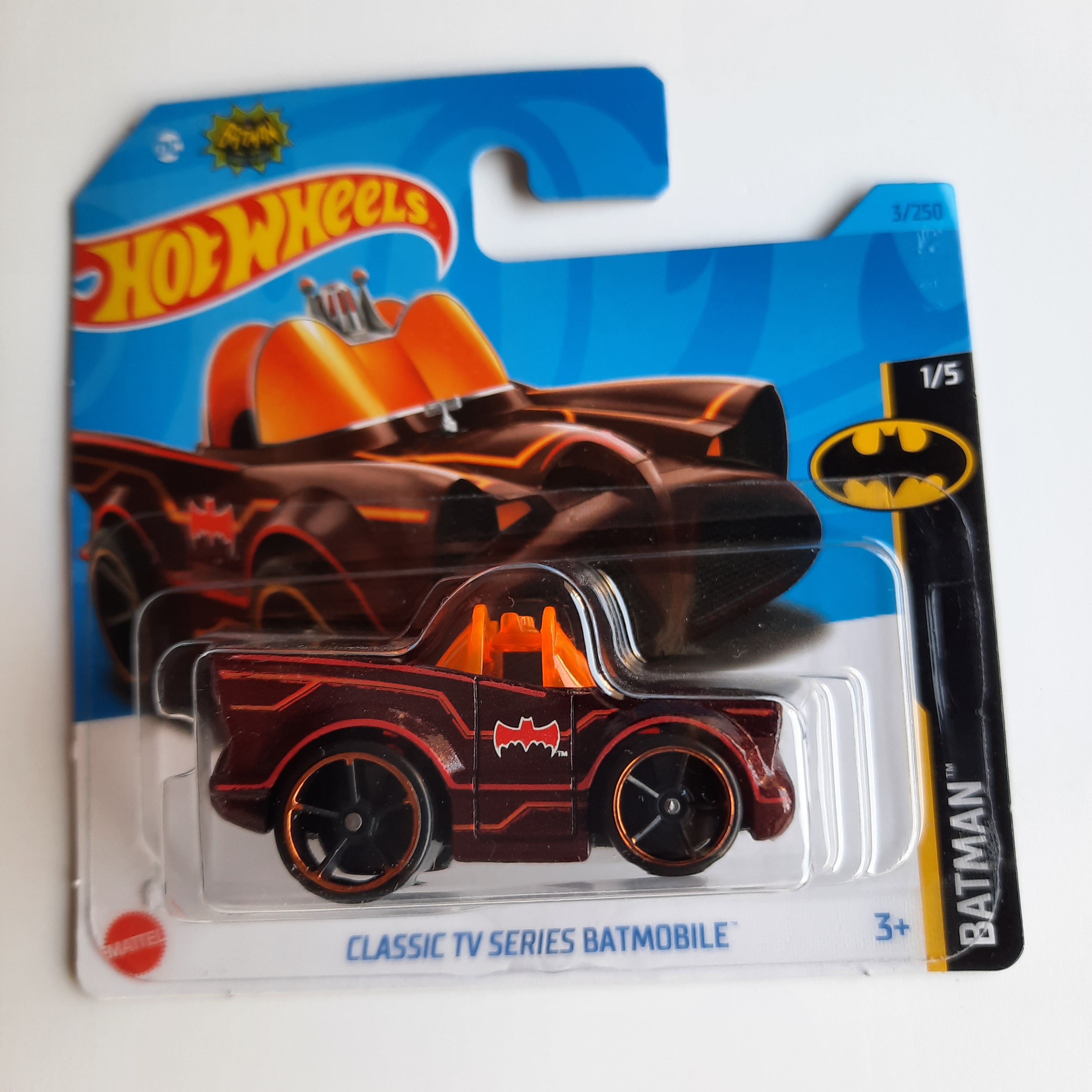 3/250 Classic TV Series Batmobile HW Batman 1/5 Hot Wheels 2023