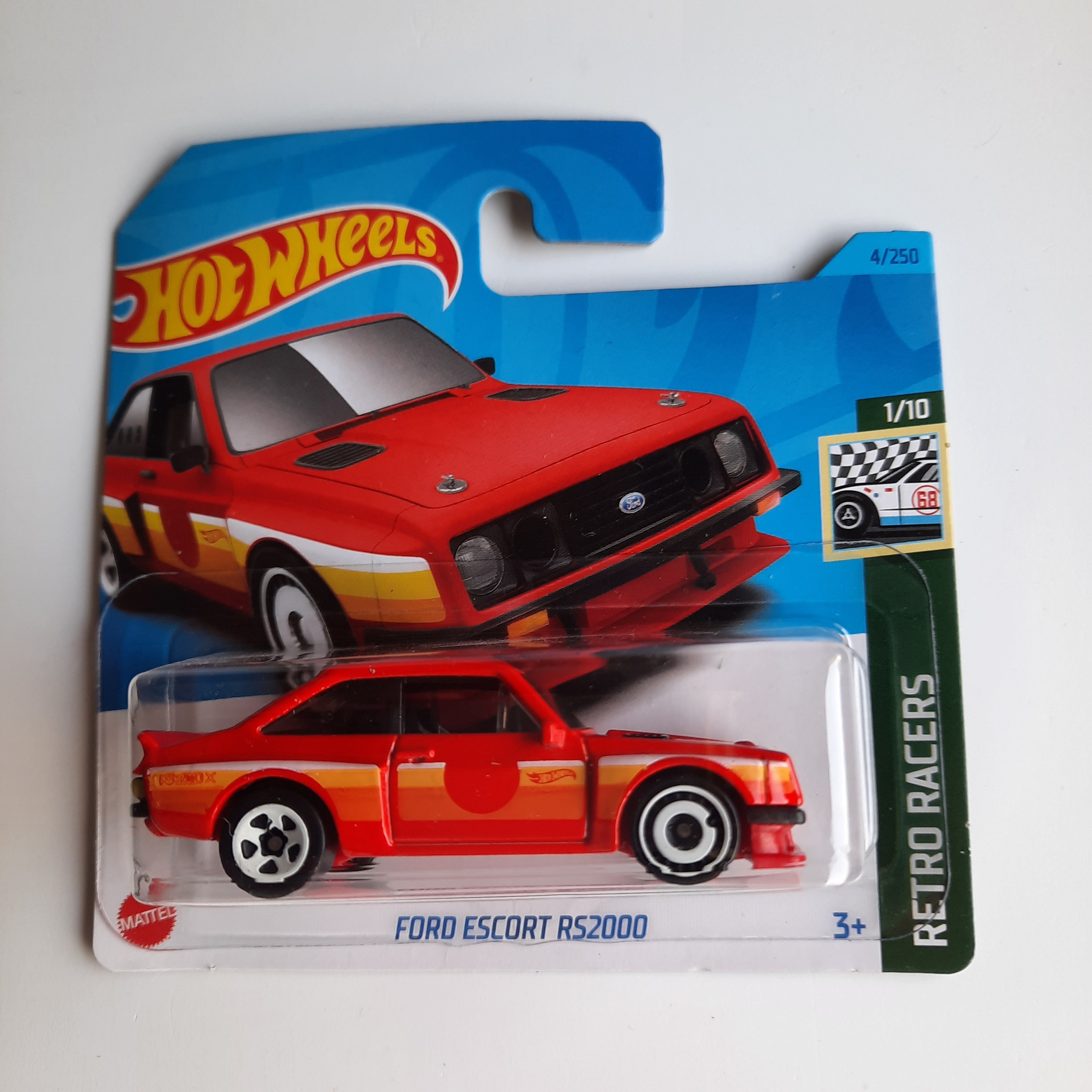 4/250 Ford Escort RS2000 HW Retro Racers 1/10 Hot Wheels 2023
