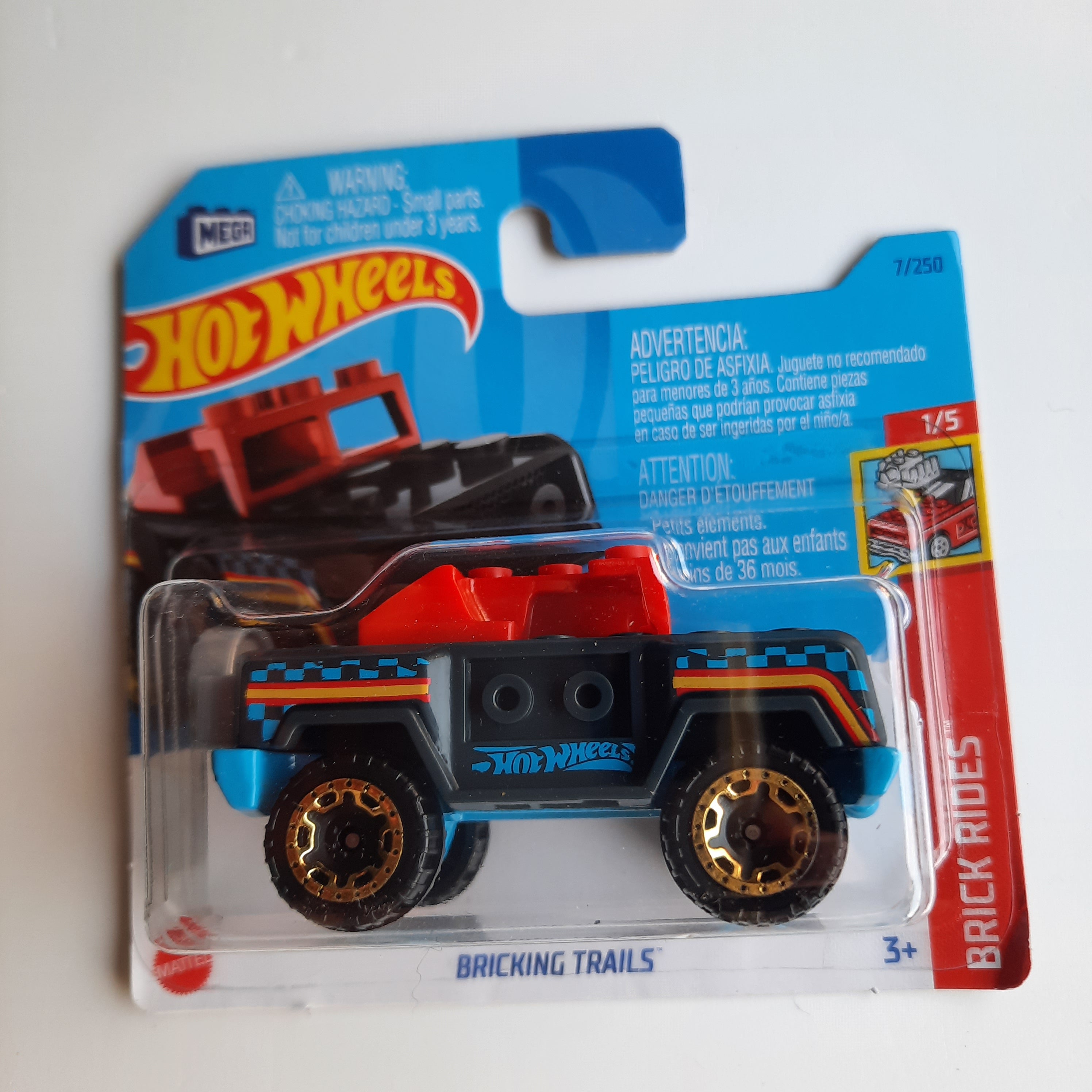 7/250 Bricking Trails HW Brick Rides 1/5 Hot Wheels 2023