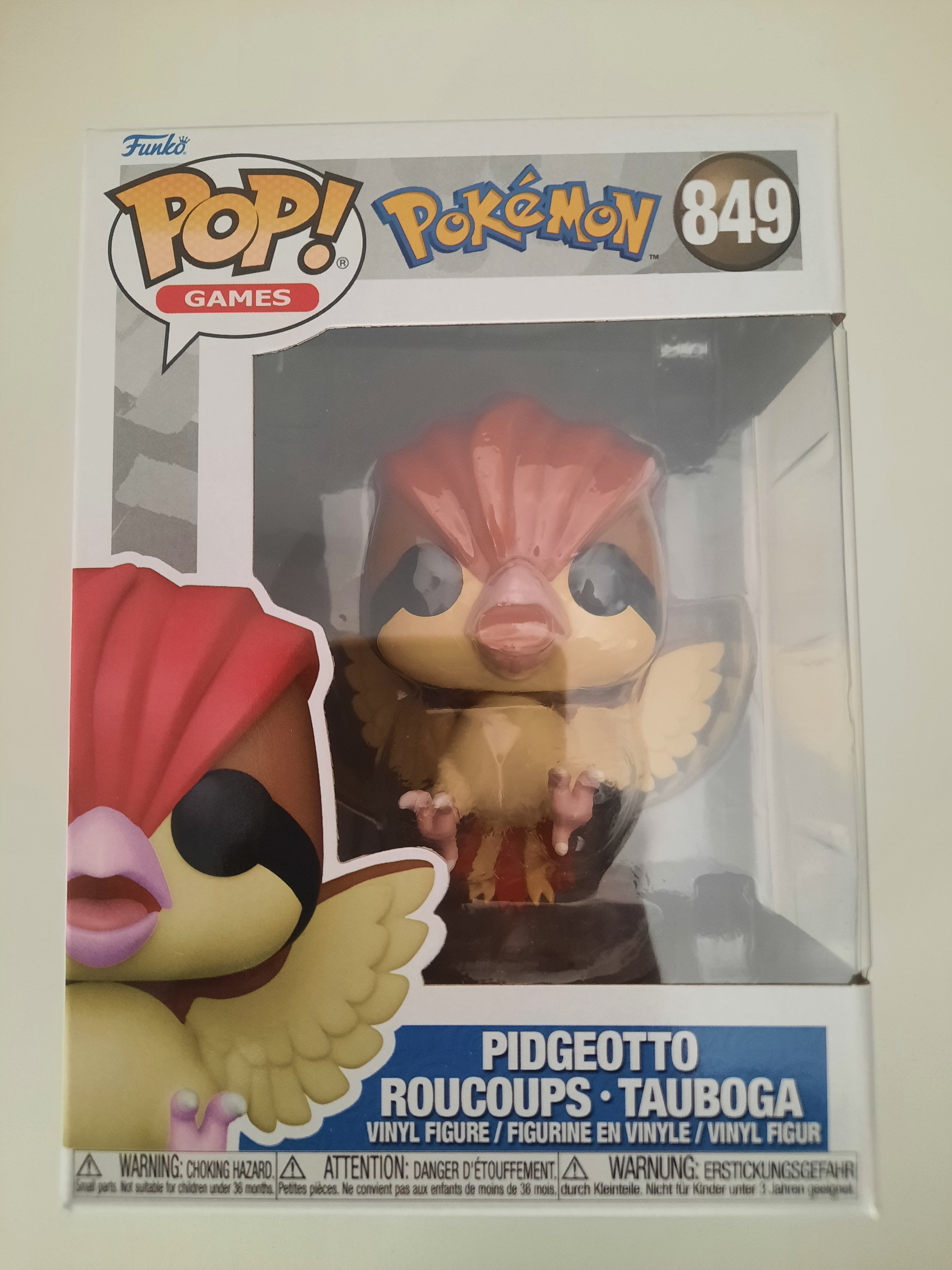 Funko Pop Pokemon - Pidgeotto 849