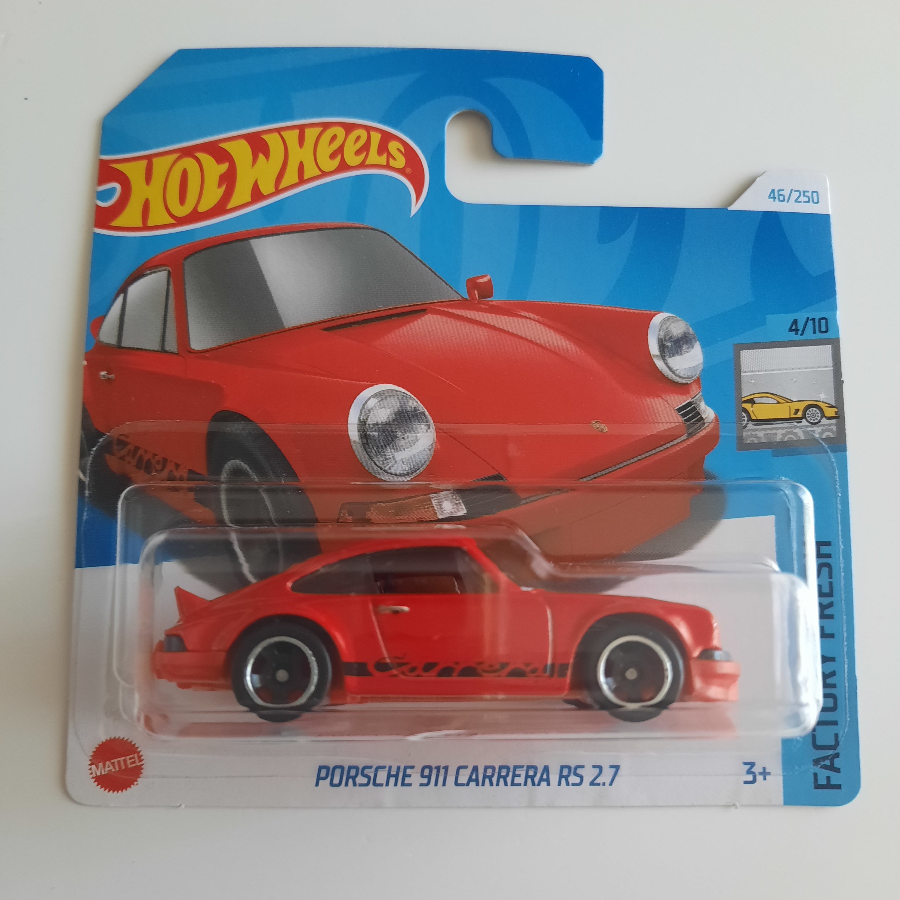 46/250 Porsche 911 Carrera RS 2.7 HW Factory Fresh 4/10 Hot Wheels 2024