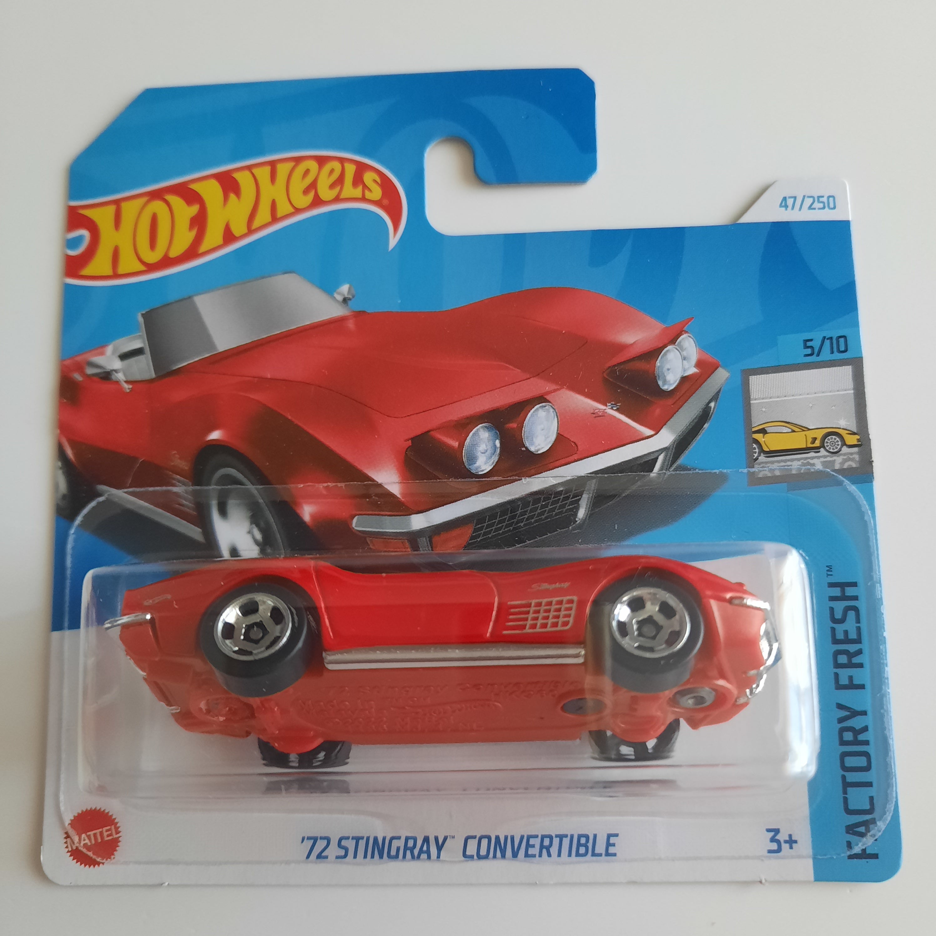 47/250 '72 Stingray Convertible HW Factory Fresh 5/10 Hot Wheels 2024