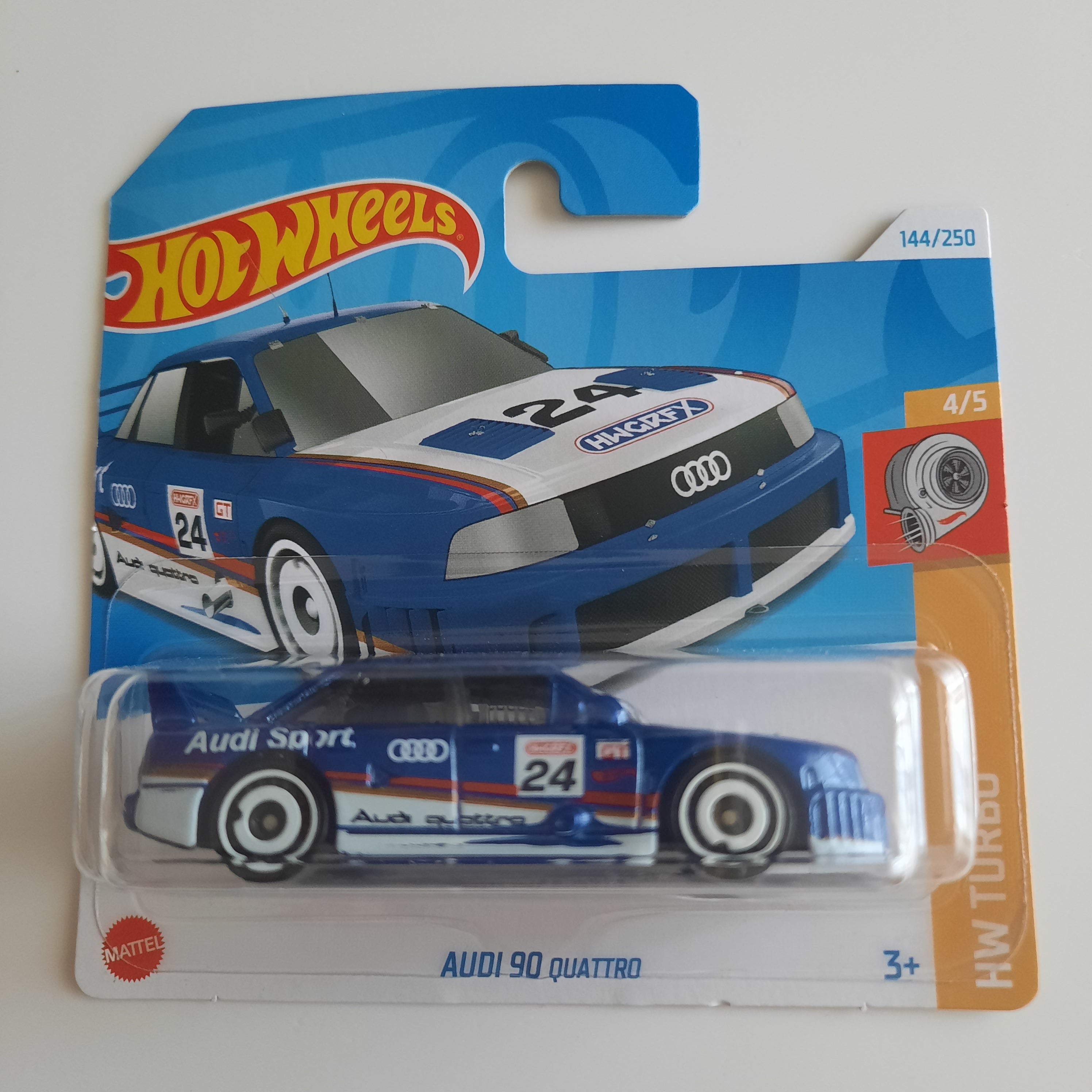 144/250 Audi '90 Quattro HW Turbo 4/5 Hot Wheels 2024