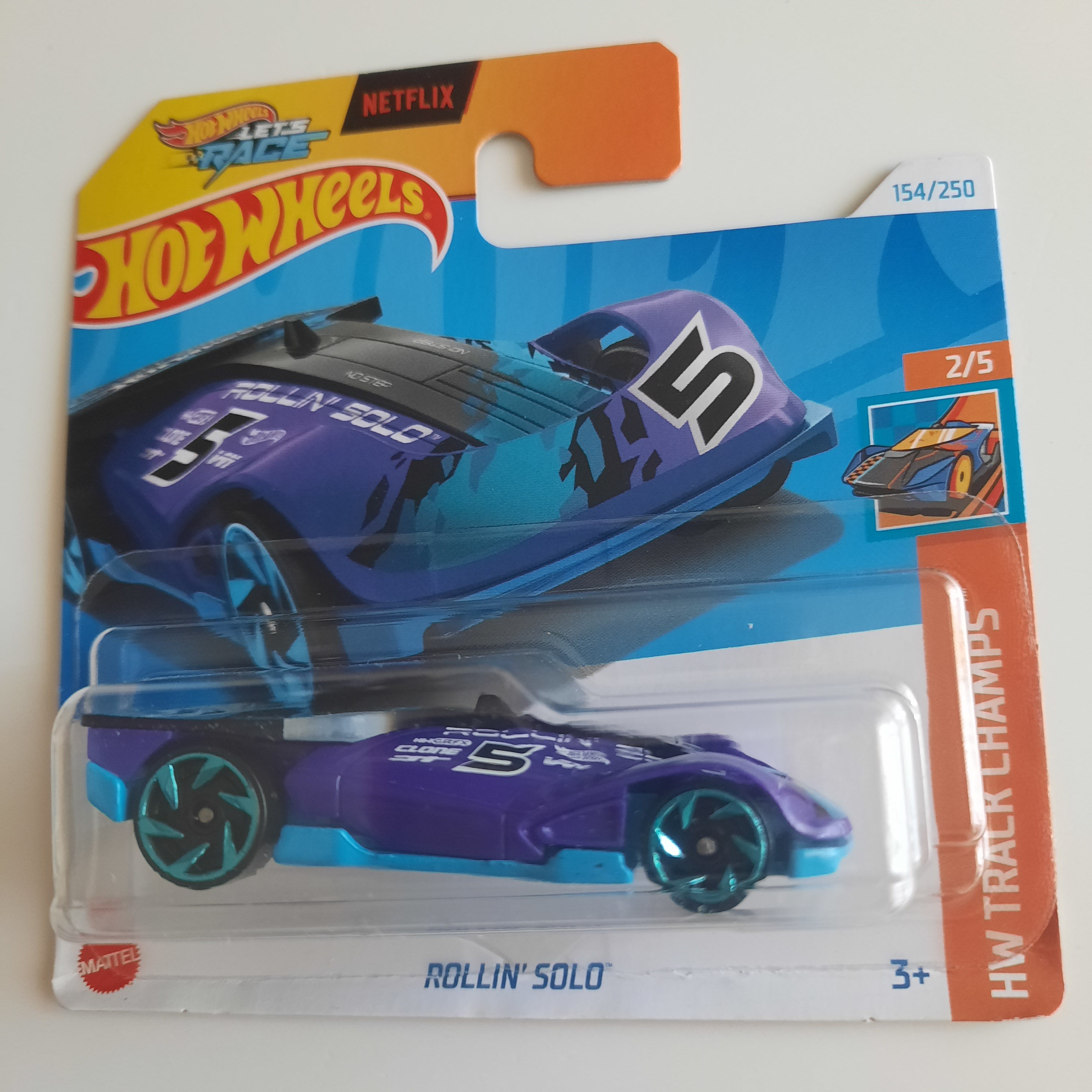 154/250 Rollin Solo HW Track Champs 2/5 Hot Wheels 2024