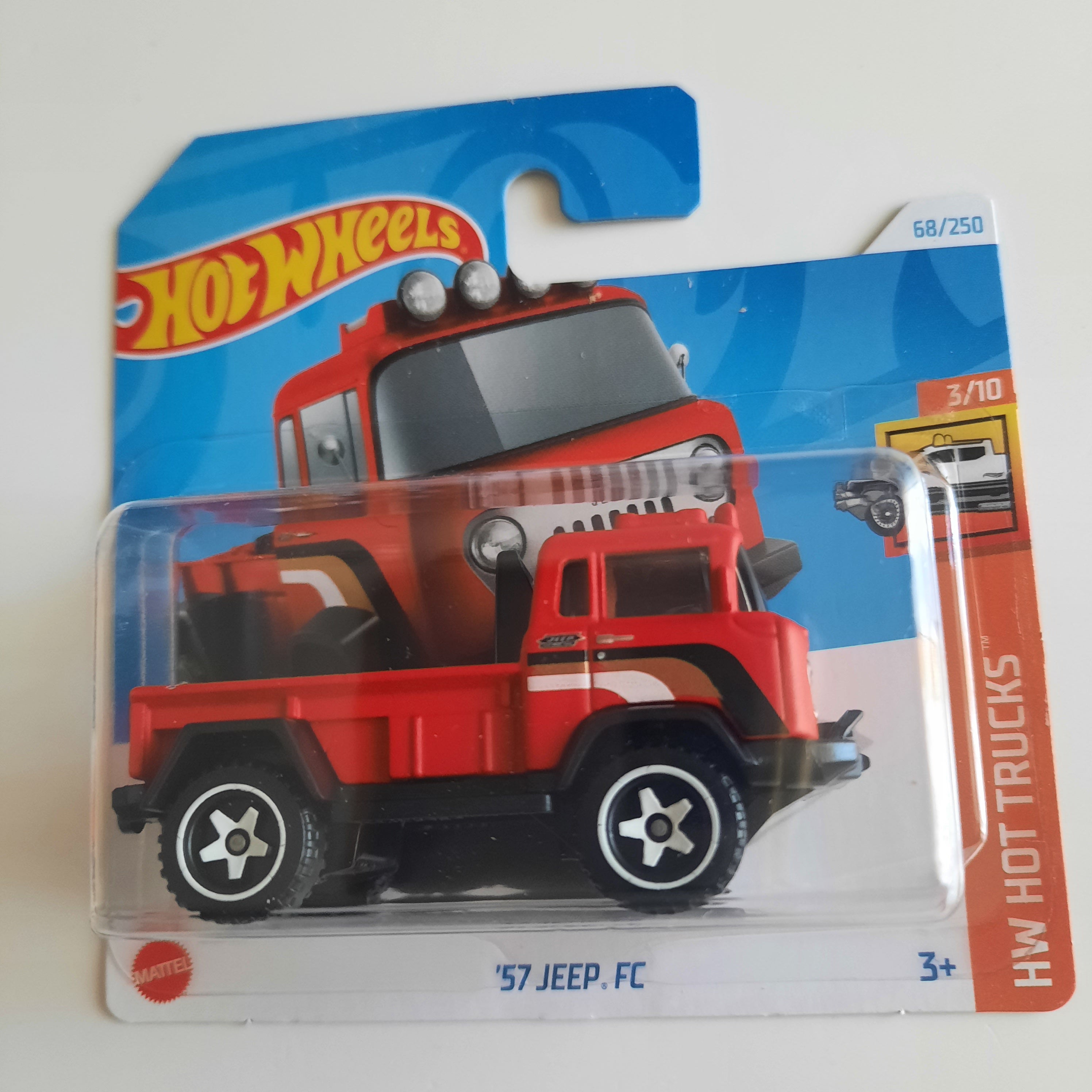 68/250 '57 Jeep Fc HW Hot Trucks 3/10 Hot Wheels 2024