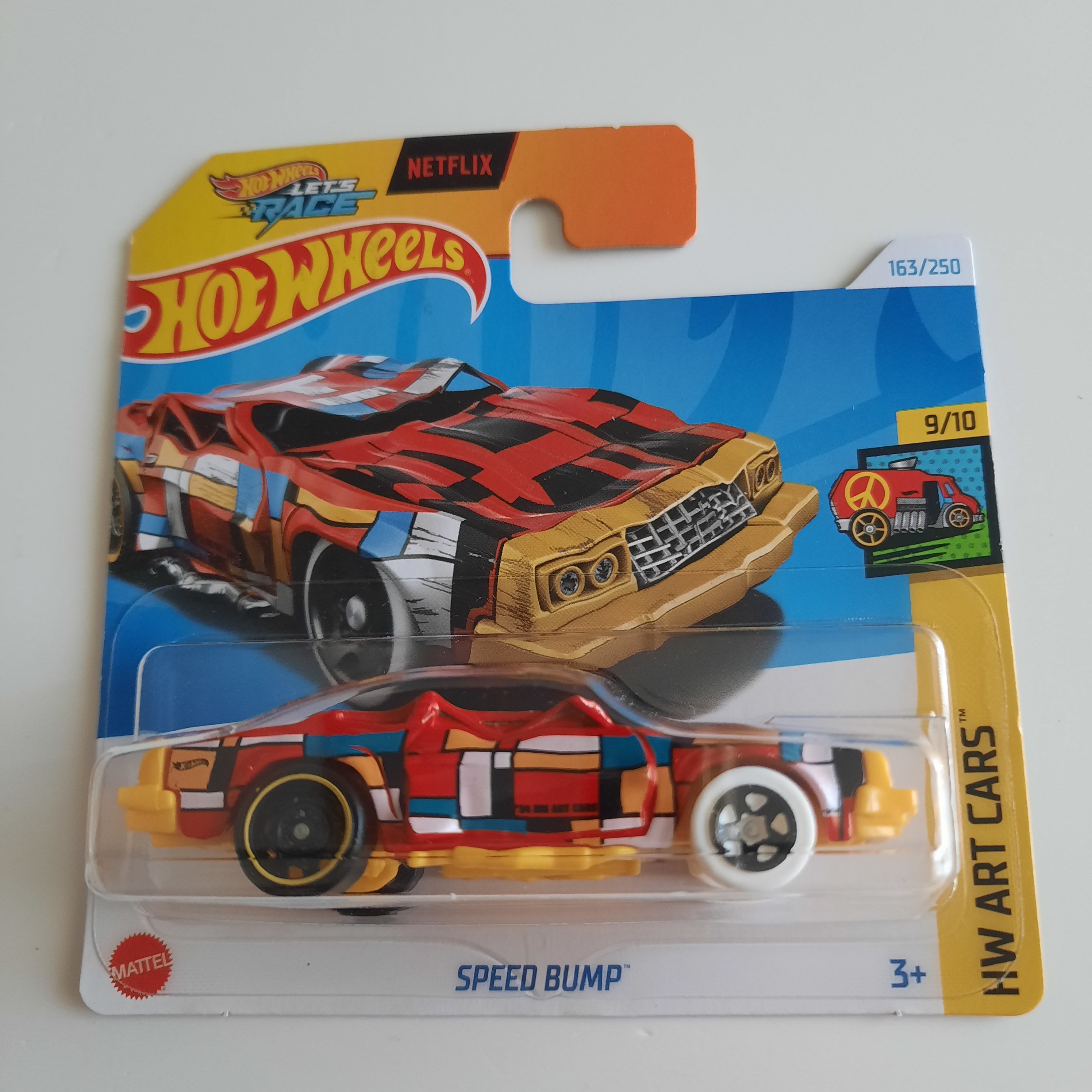 163/250 Speed Bump HW Art Cars 9/10 Hot Wheels 2024