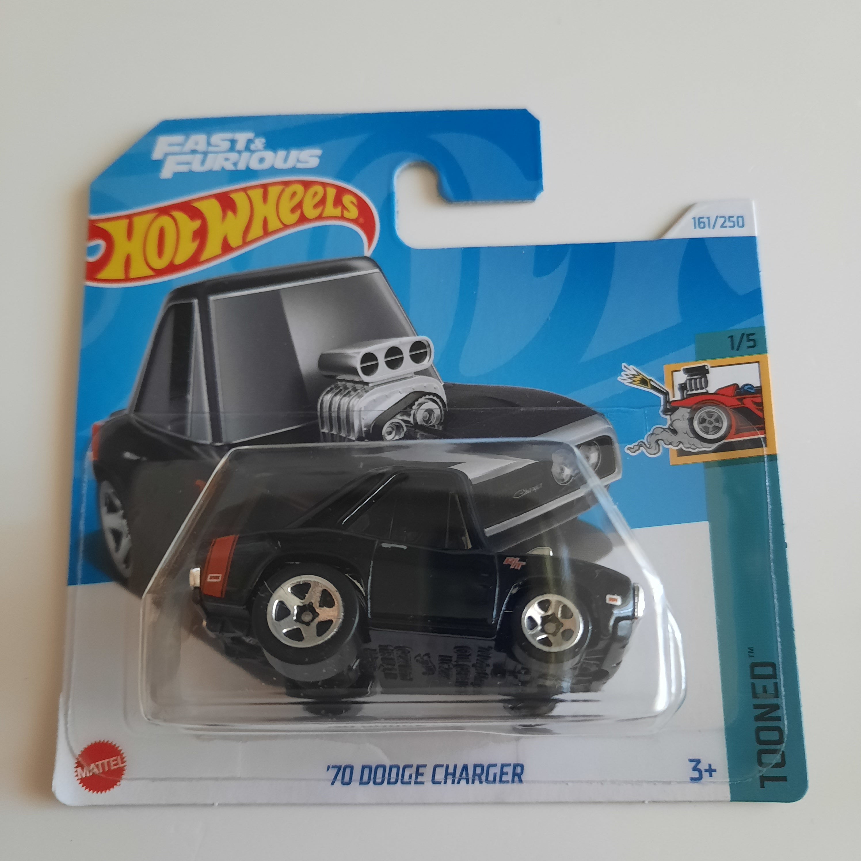 161/250 '70 Dodge Charger HW Tooned 1/5 Hot Wheels 2024