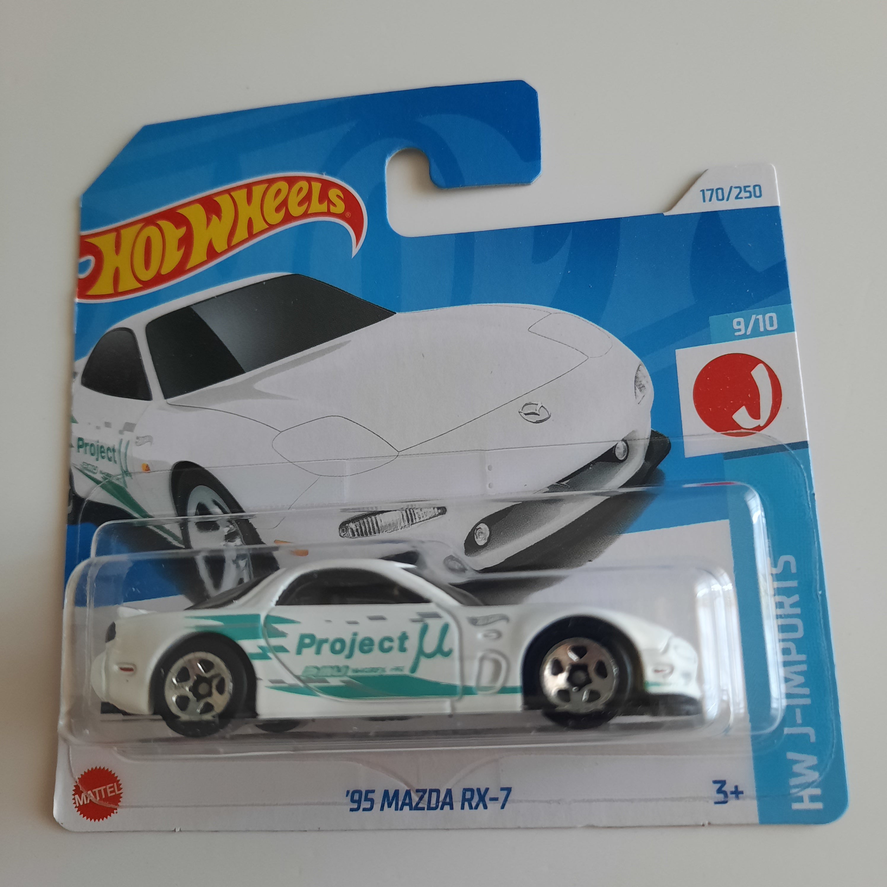 170/250 '95 Mazda RX-7 HW J-Imports 9/10 Hot Wheels 2024