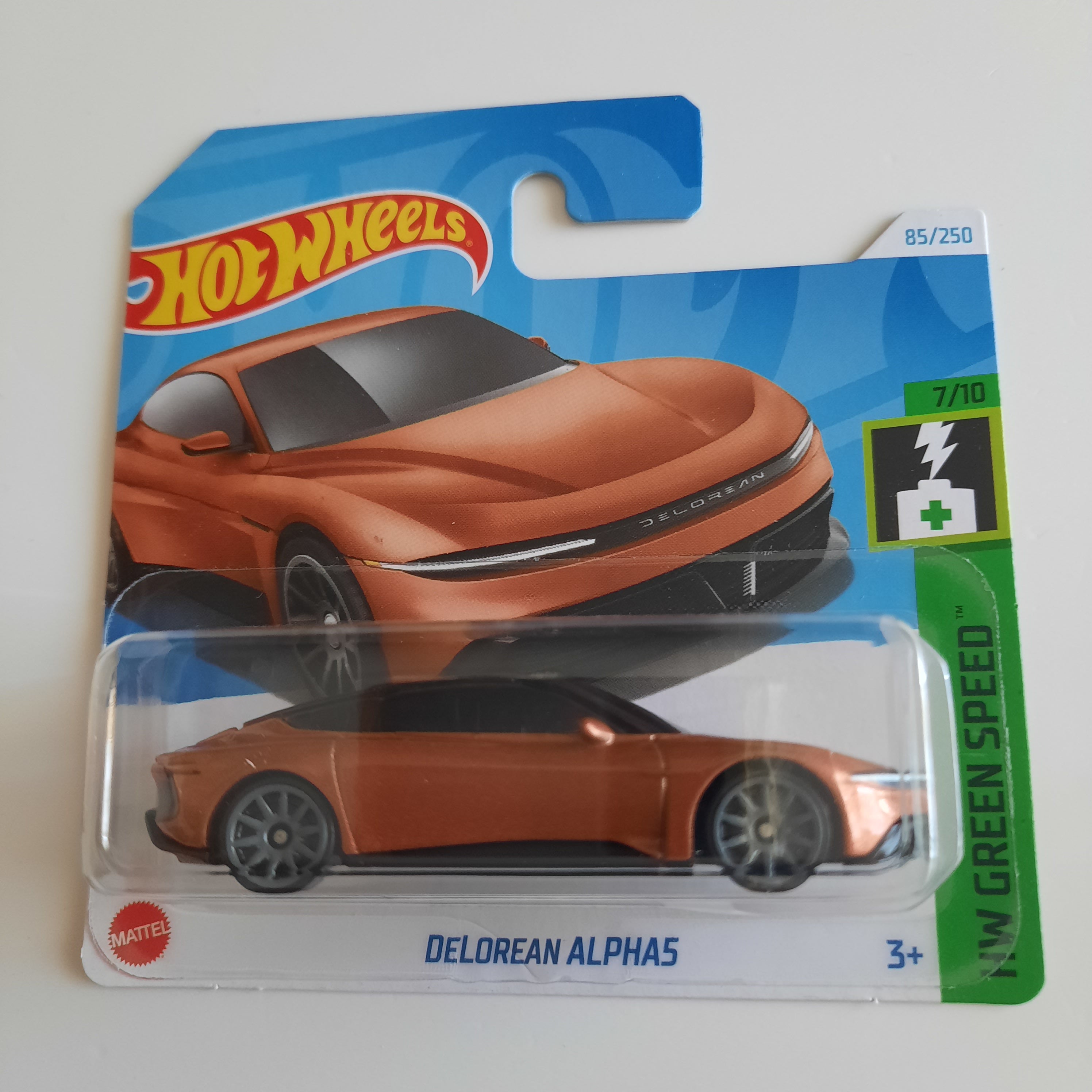 85/250 Delorean Alphas HW Green Speed 7/10 Hot Wheels 2024