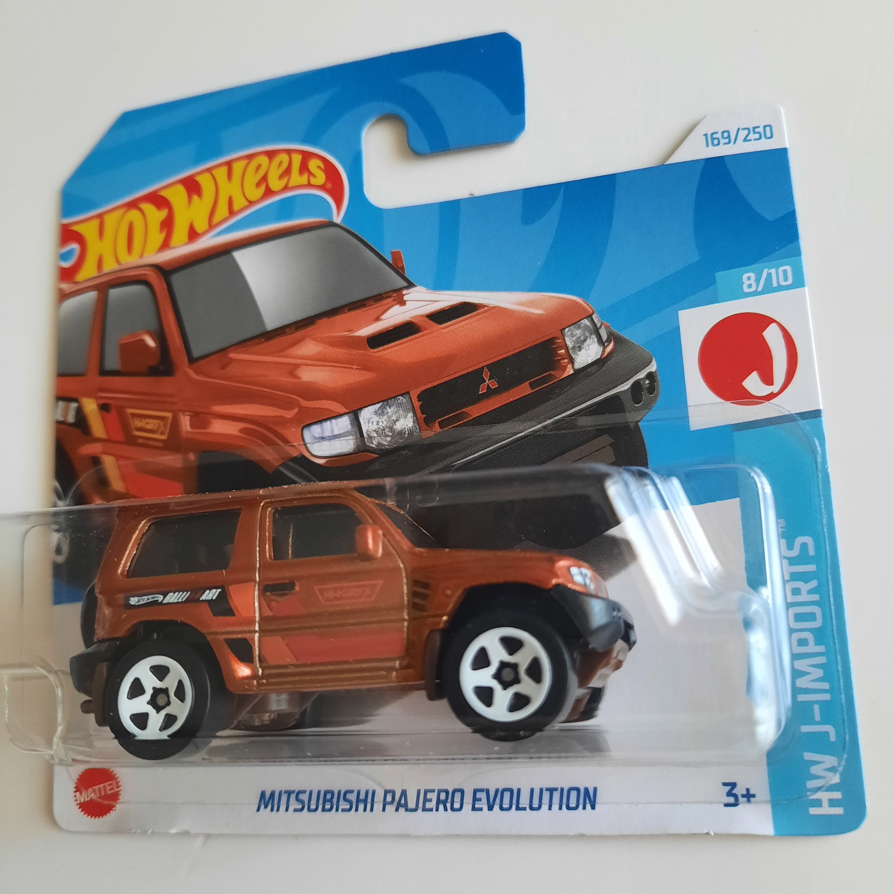 169/250 Mitsubishi Pajero Evolution HW J-Imports 8/10 Hot Wheels 2024