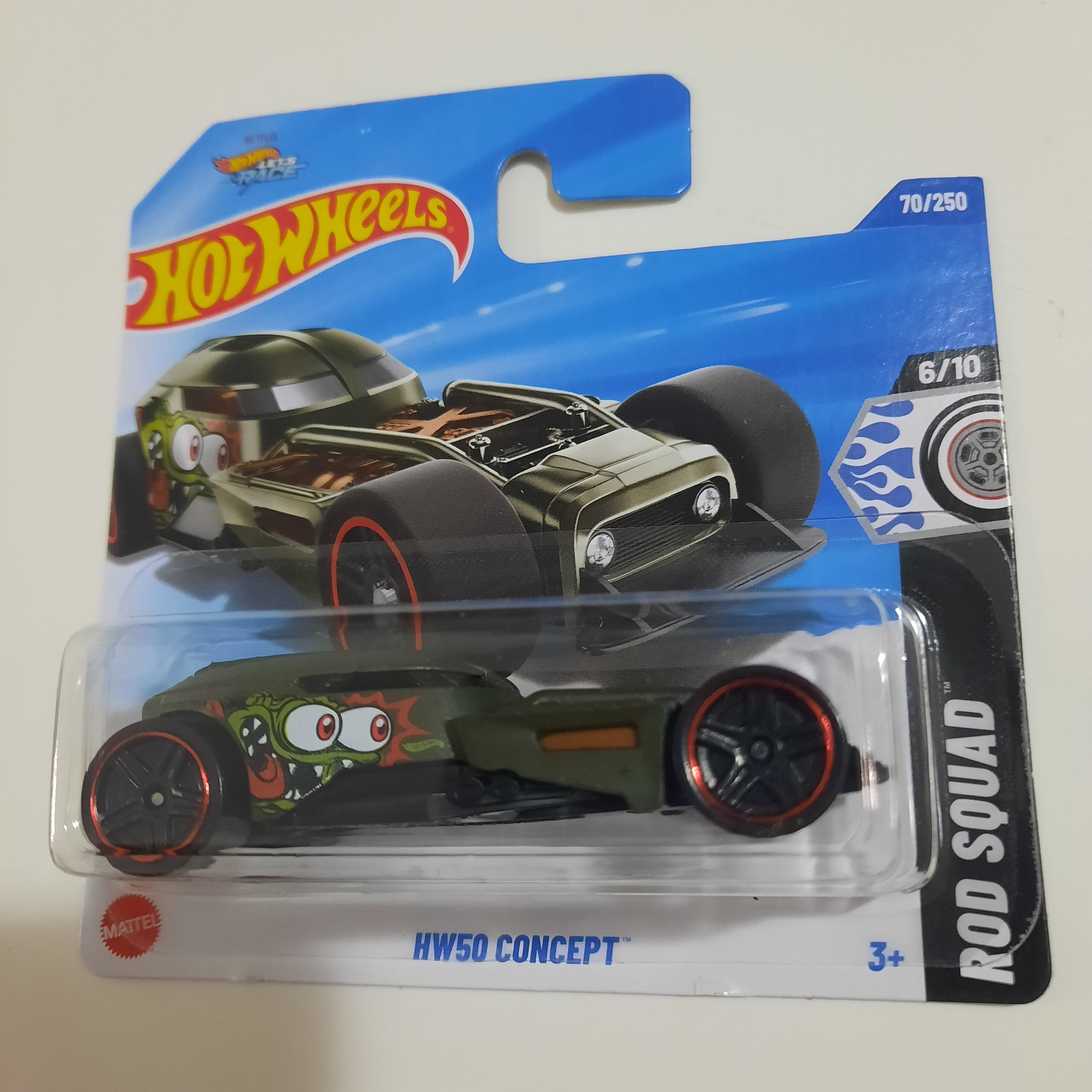70/250 HW50 Concept HW Rod Squad 6/10 Hot Wheels 2025