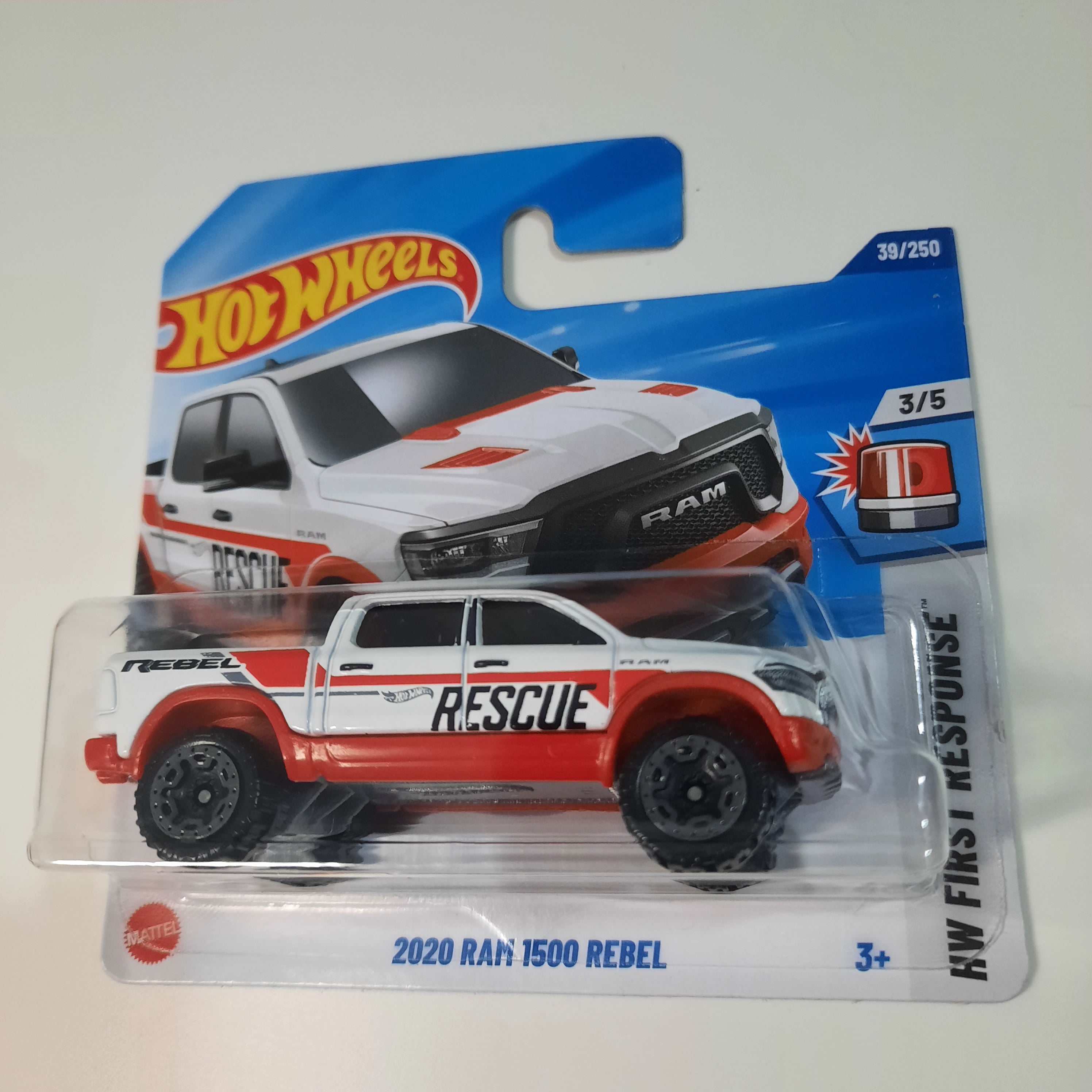 39/250 2020 Ram 1500 Rebel HW First Response 3/5 Hot Wheels 2025