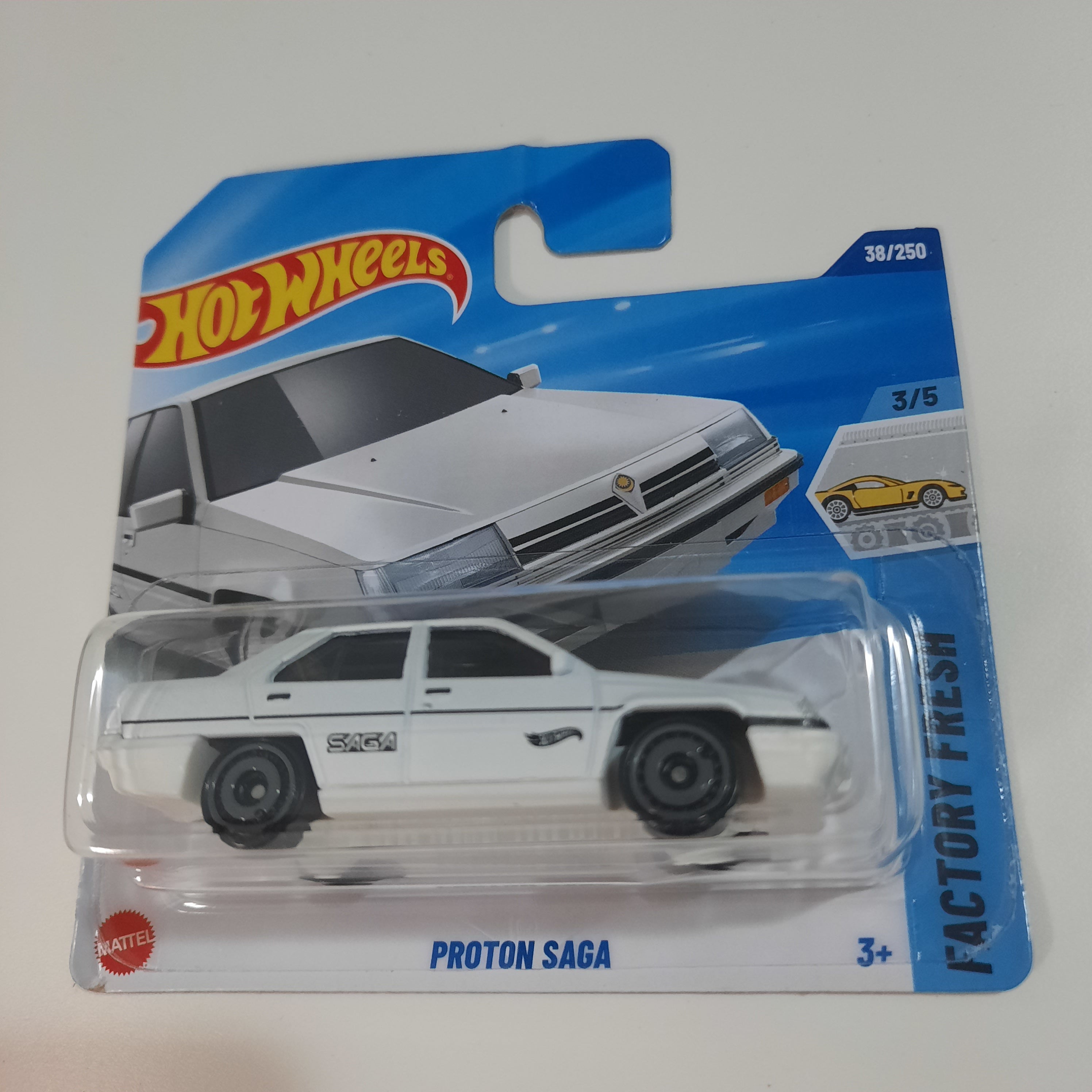 38/250 Proton Saga HW Factory Fresh 3/5 Hot Wheels 2025